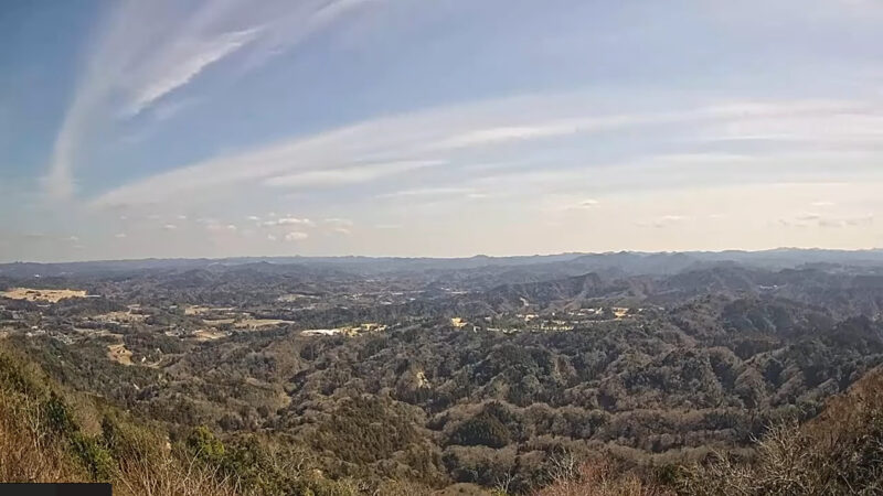 鹿野山九十九谷展望公園ライブカメラ(千葉県君津市鹿野山)