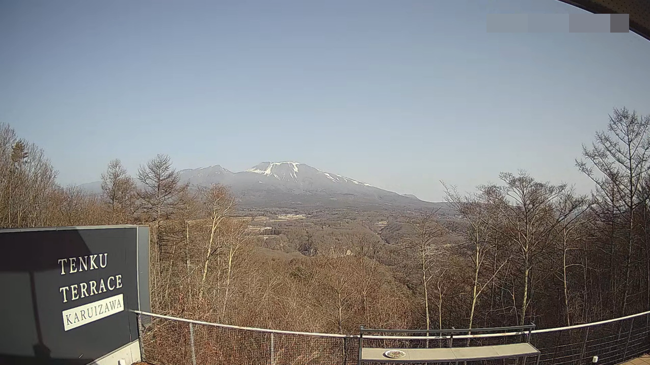 天空テラス軽井沢浅間山ライブカメラ(長野県軽井沢町茂沢)