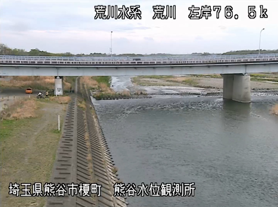 荒川3拠点巡回ライブカメラ(関東地方整備局管内)