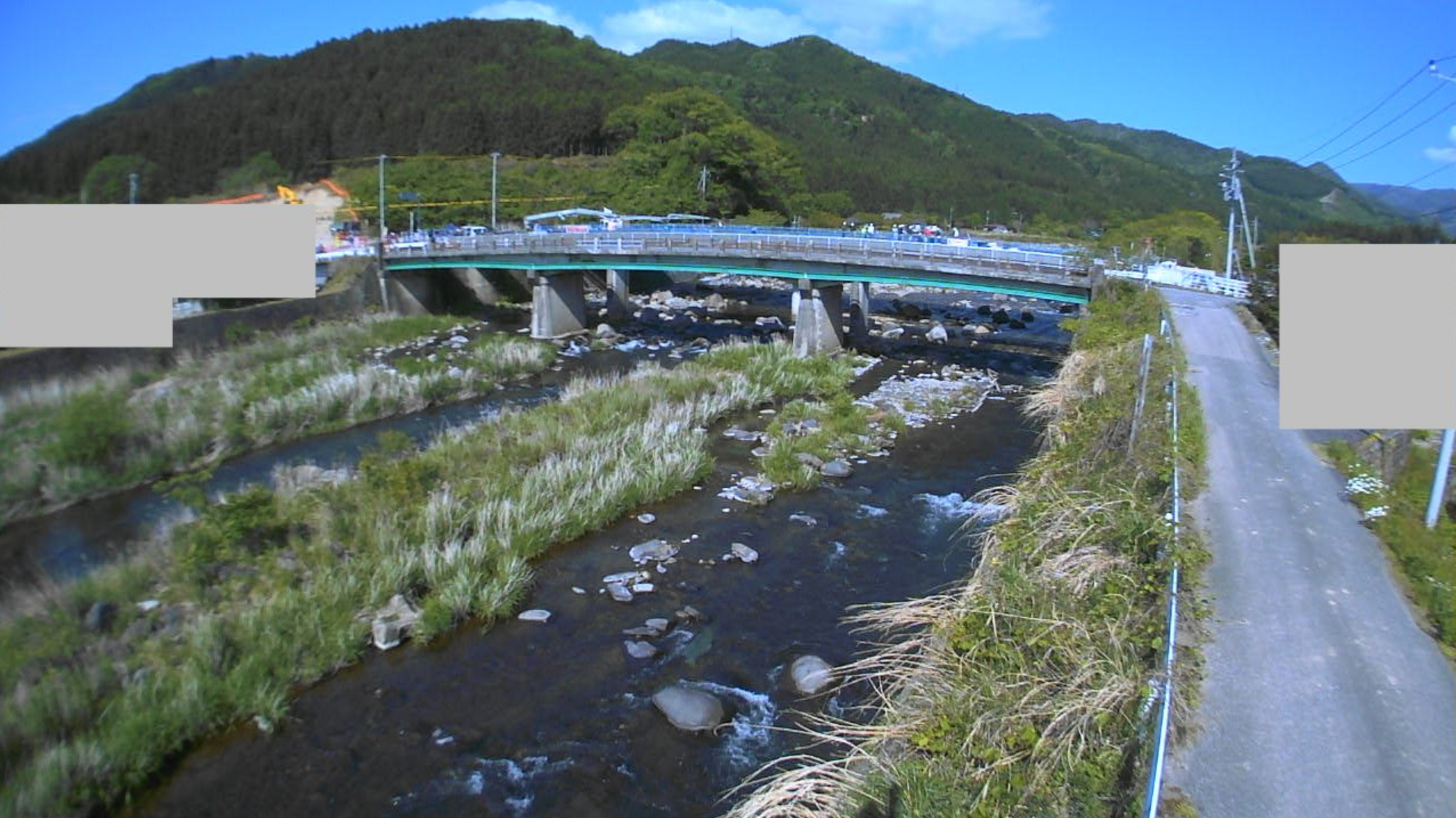 箒川堰場橋ライブカメラ(栃木県那須塩原市金沢)