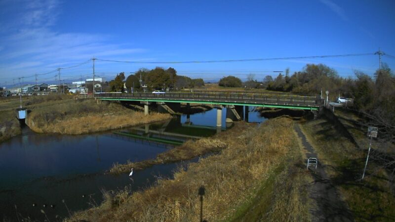 姿川関沢橋ライブカメラ(栃木県下野市上古山)