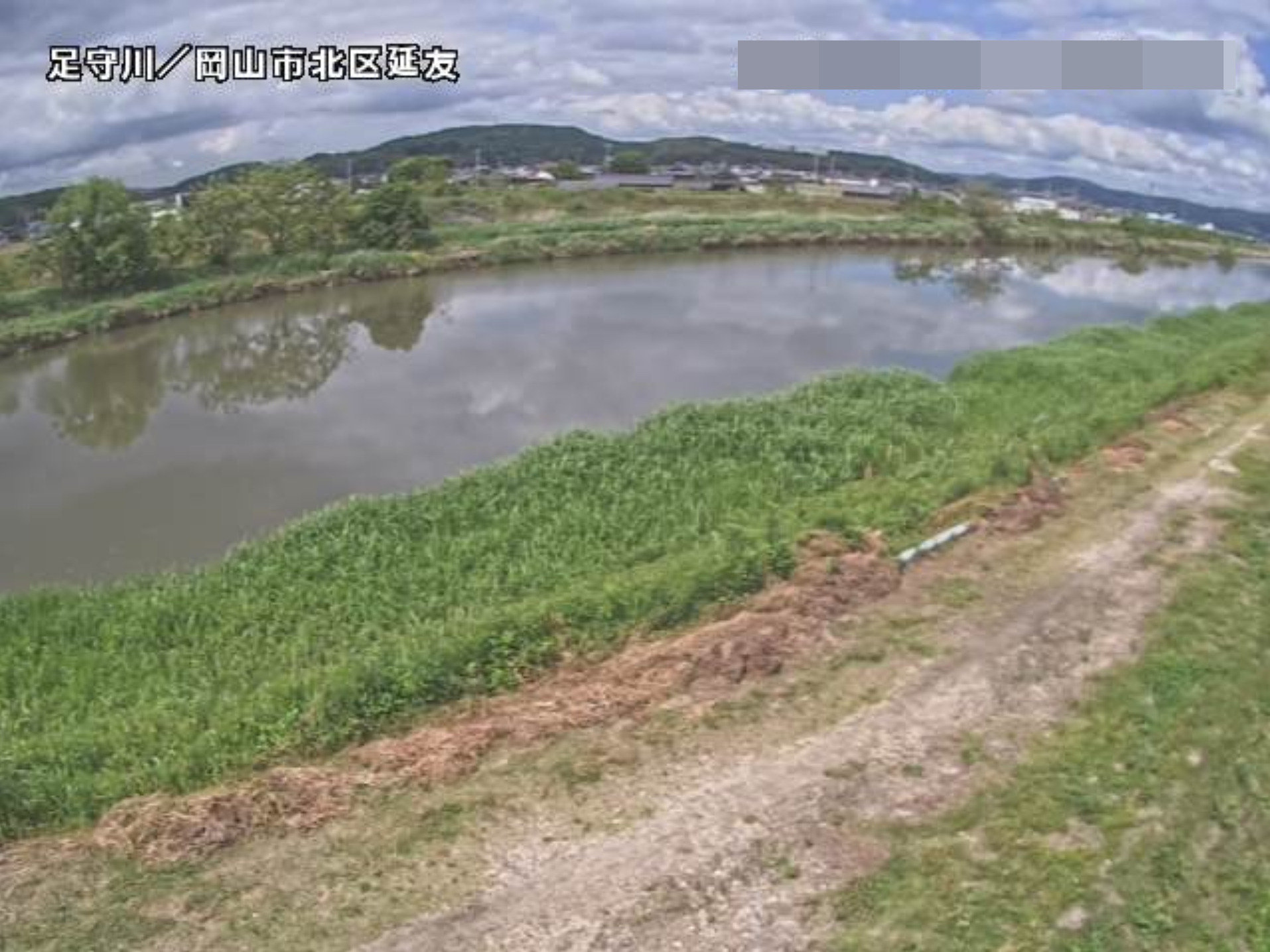 足守川延友ライブカメラ(岡山県岡山市北区延友)