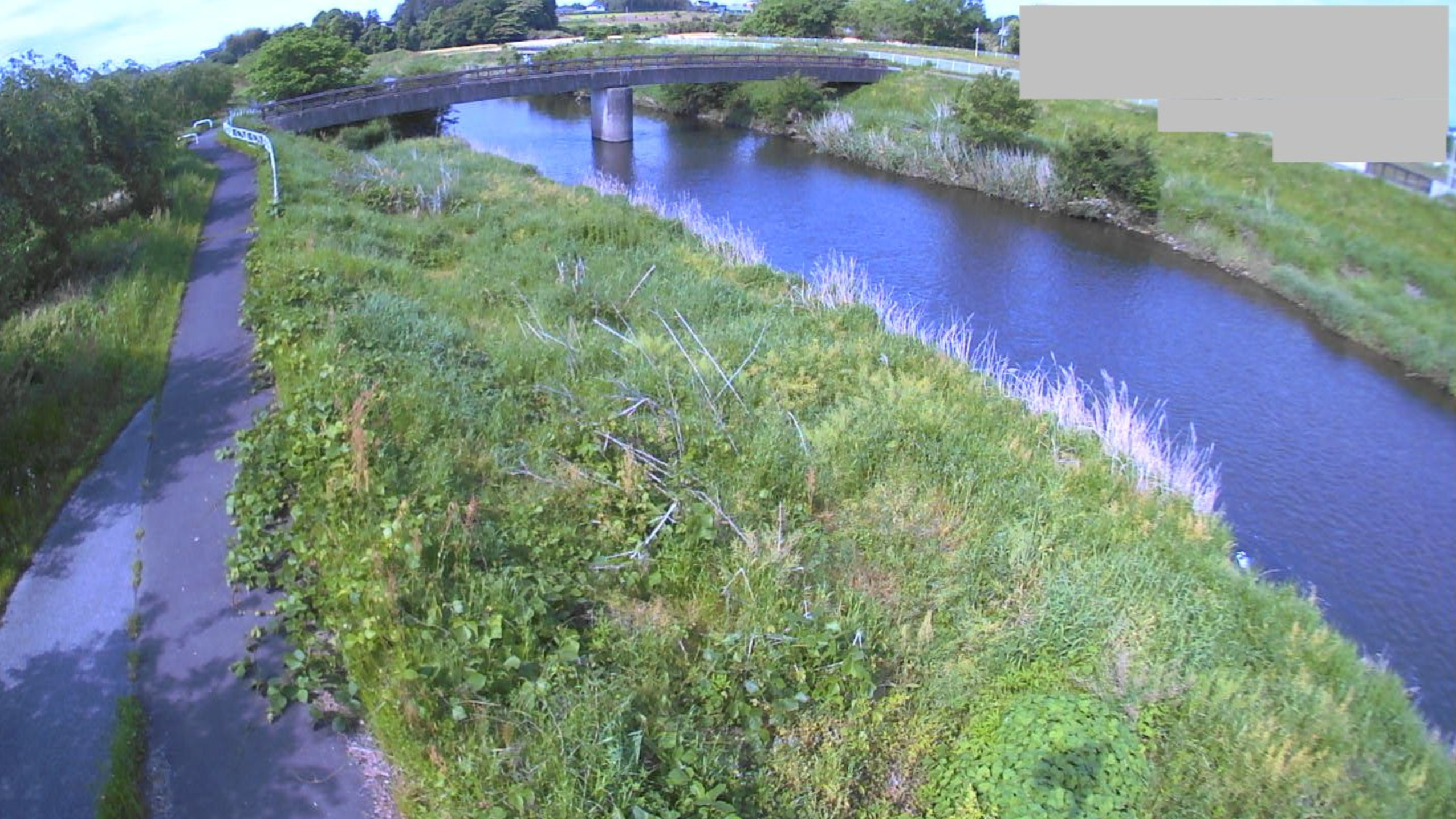 五行川横田橋下流ライブカメラ(栃木県真岡市横田)