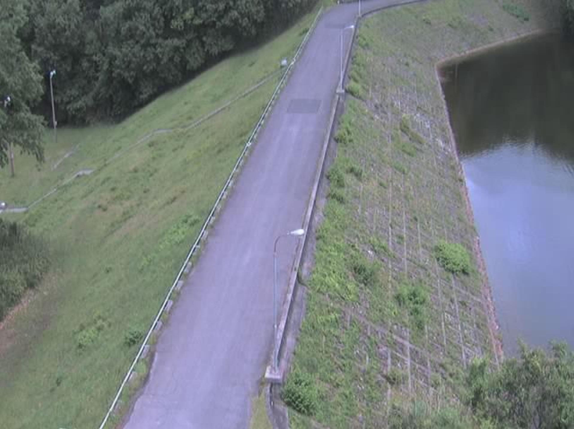 日野川日野川ダム本堤ライブカメラ(滋賀県日野町村井)