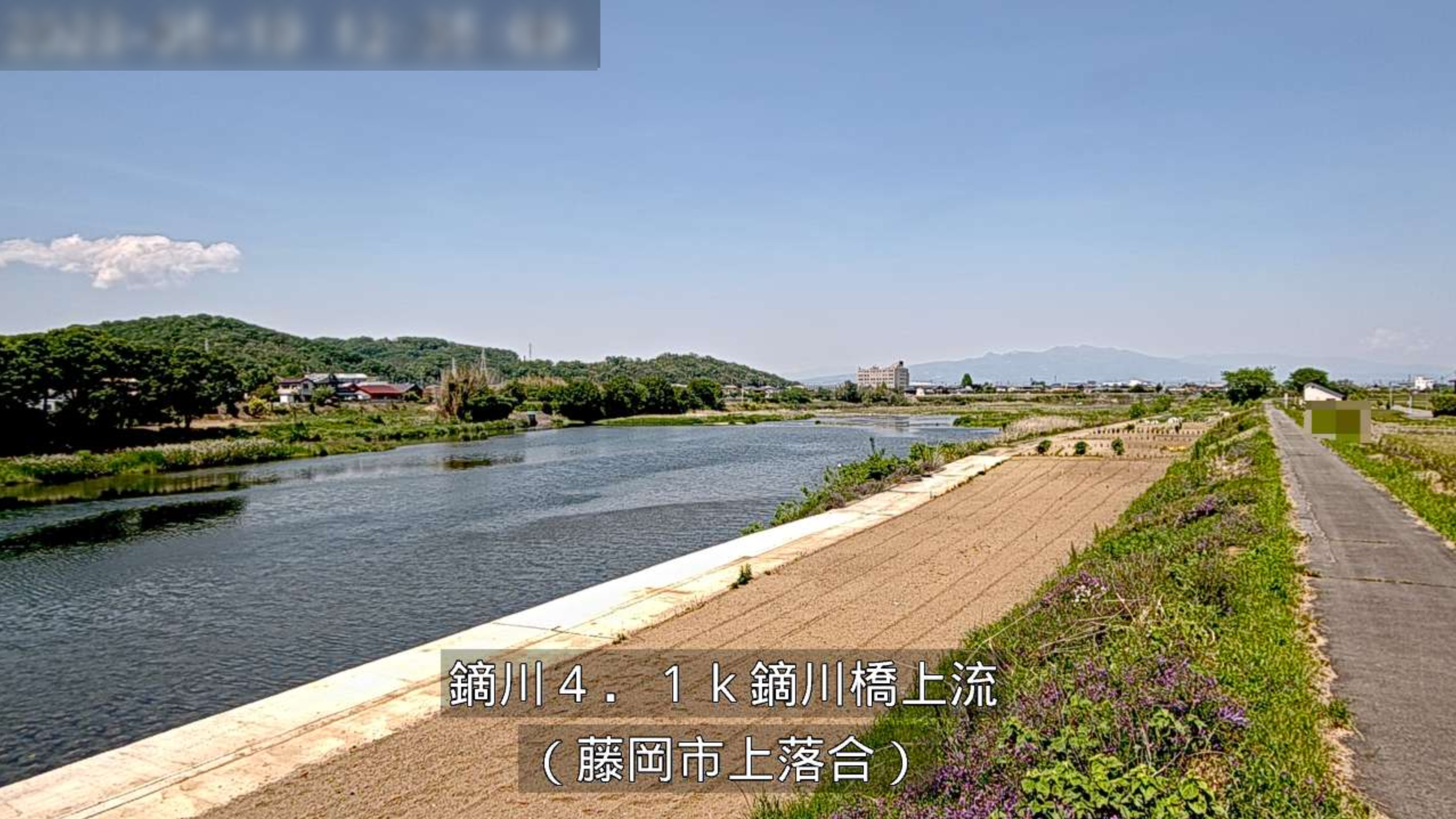 鏑川鏑川橋上流ライブカメラ(群馬県藤岡市上落合)