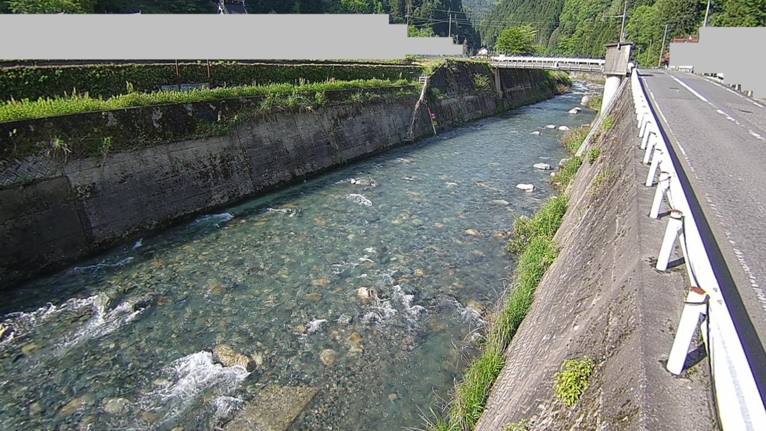水内川志割橋ライブカメラ(広島県広島市佐伯区湯来町菅澤)