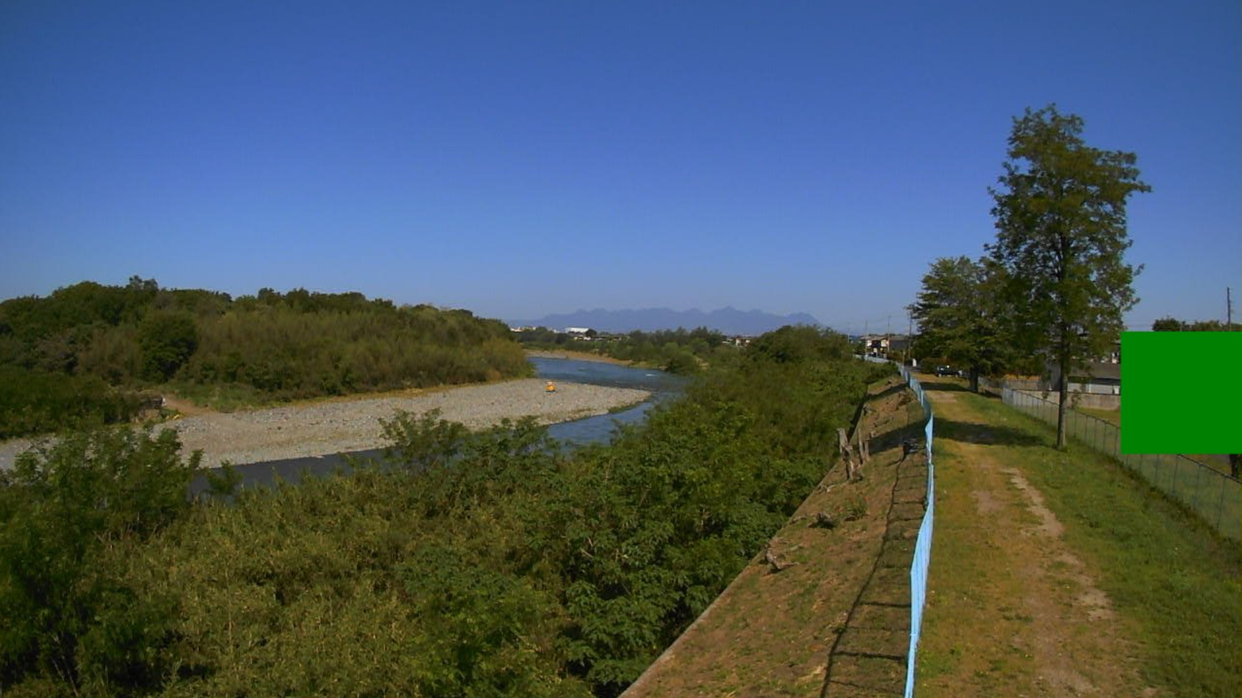 利根川下川町排水施設横ライブカメラ(群馬県前橋市下川町)