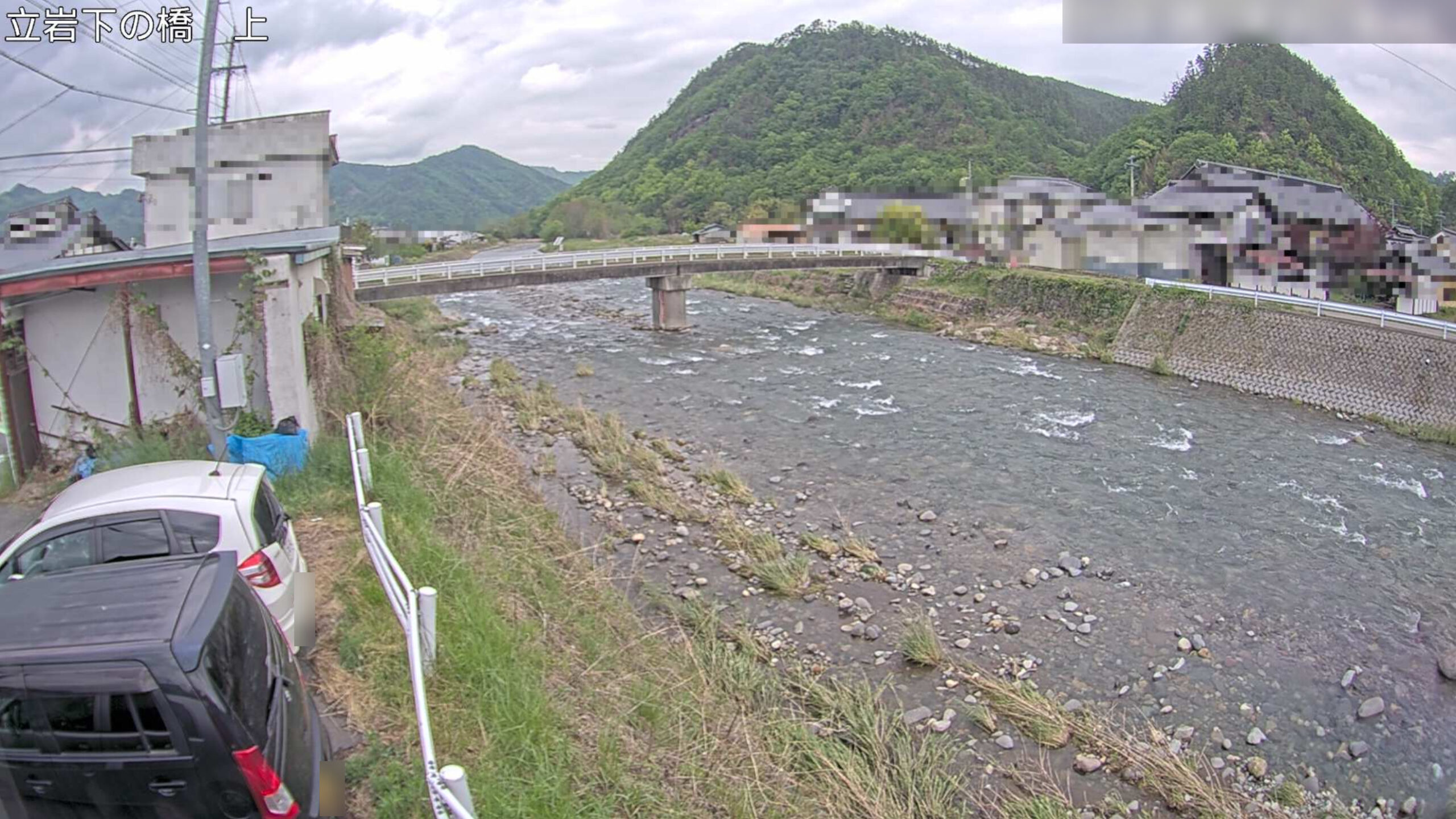 依田川立岩下の橋ライブカメラ(長野県長和町古町)