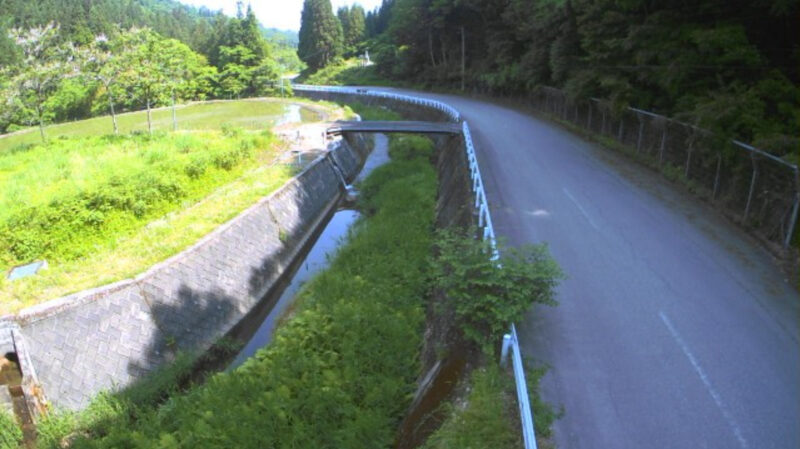 藤川小豆沢口甲護岸敷ライブカメラ(福島県会津美里町旭市川)