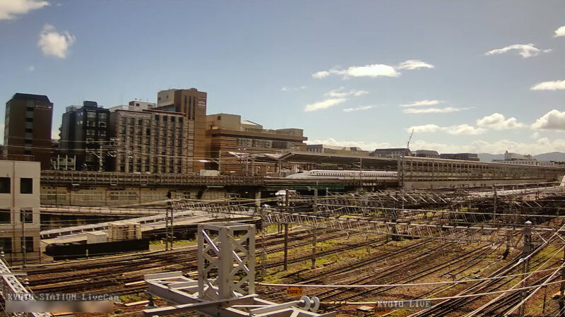 京都駅鉄道第2ライブカメラ(京都府京都市下京区東塩小路高倉町)