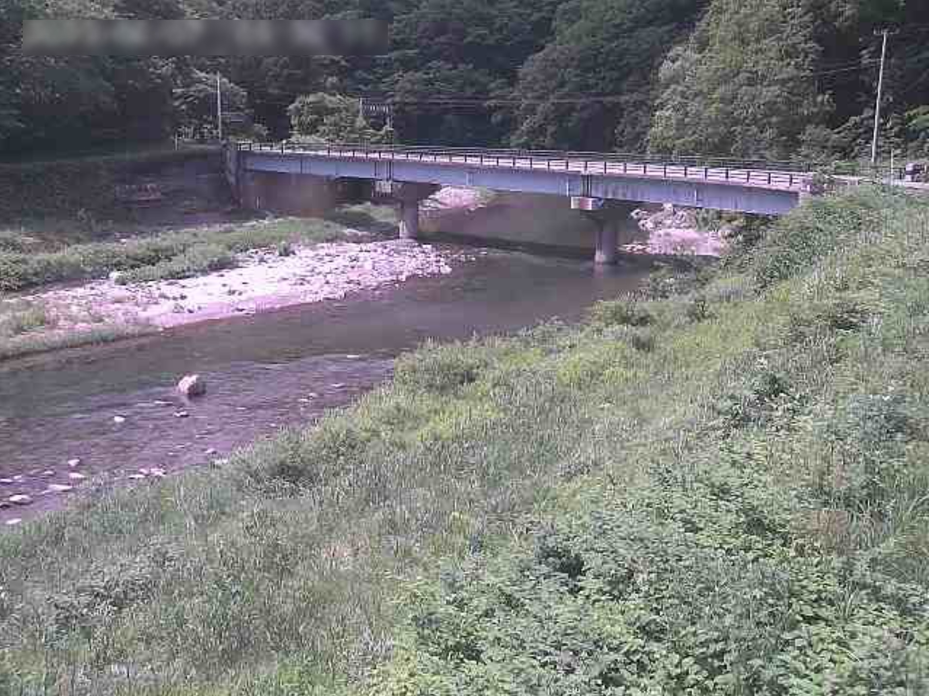 舘岩川岩本橋ライブカメラ(福島県南会津町耻風)