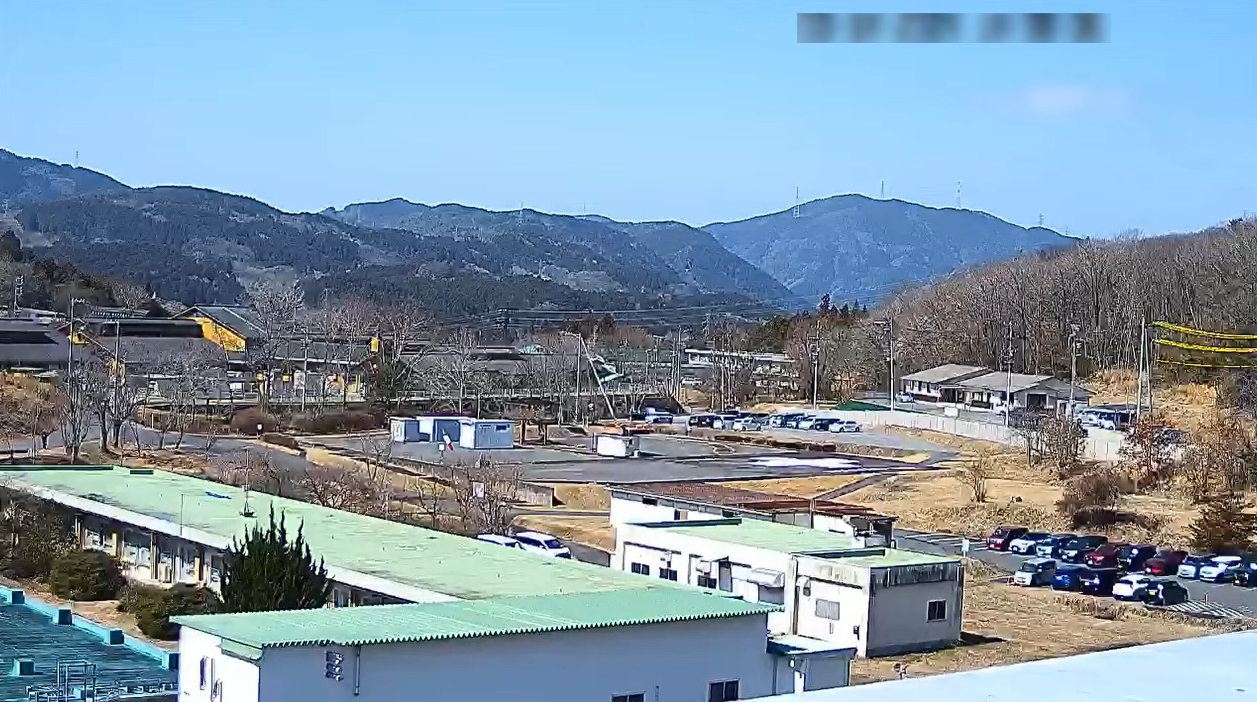 市立恵那病院ヘリポート方面ライブカメラ(岐阜県恵那市大井町)