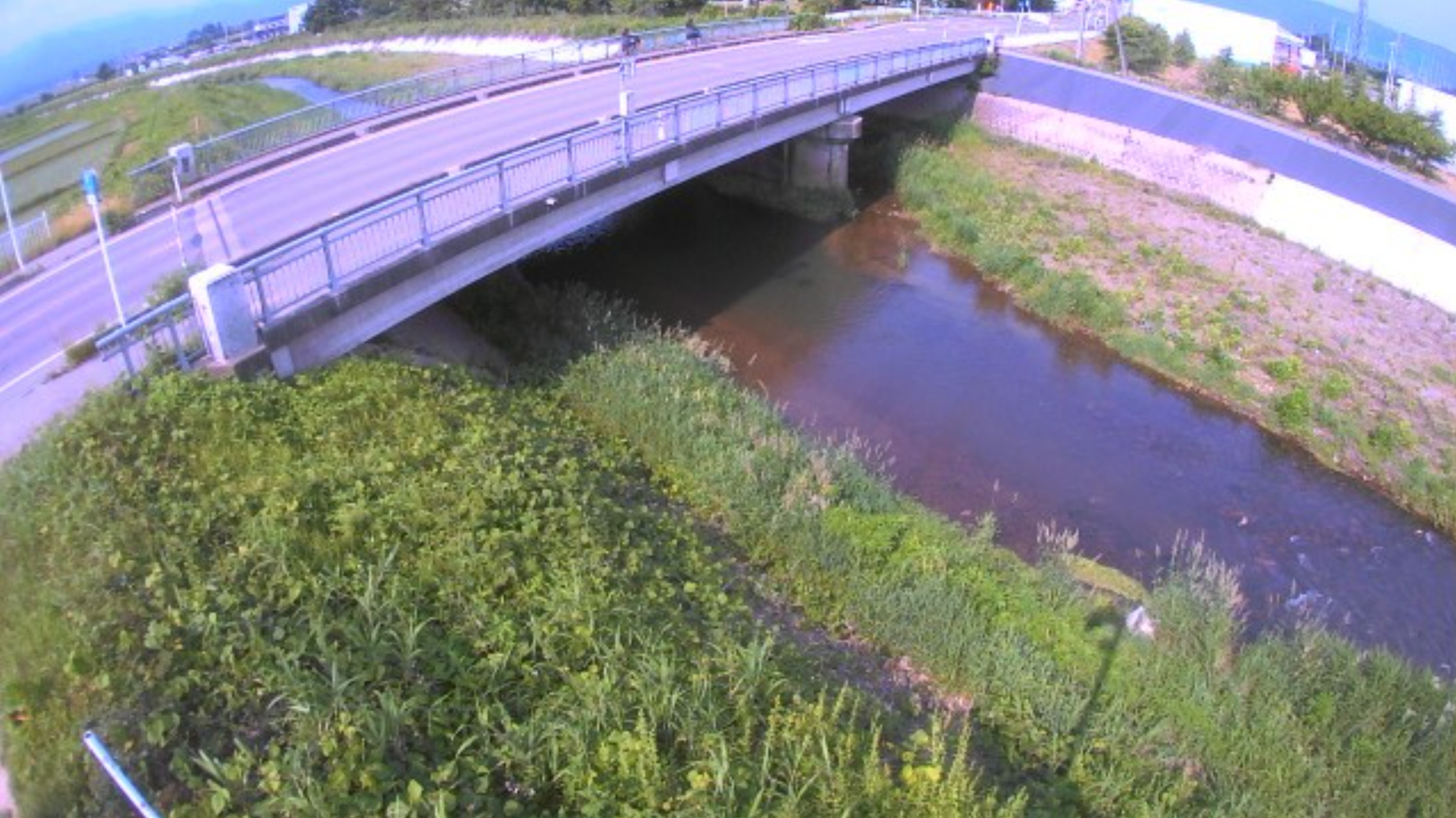 藤川鶴沼橋ライブカメラ(福島県会津若松市北会津町西後庵)