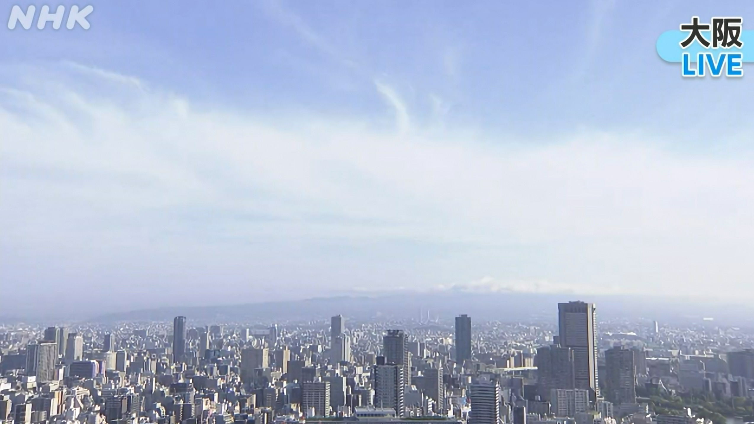 NHK大阪ライブカメラ(大阪府大阪市中央区大手前)