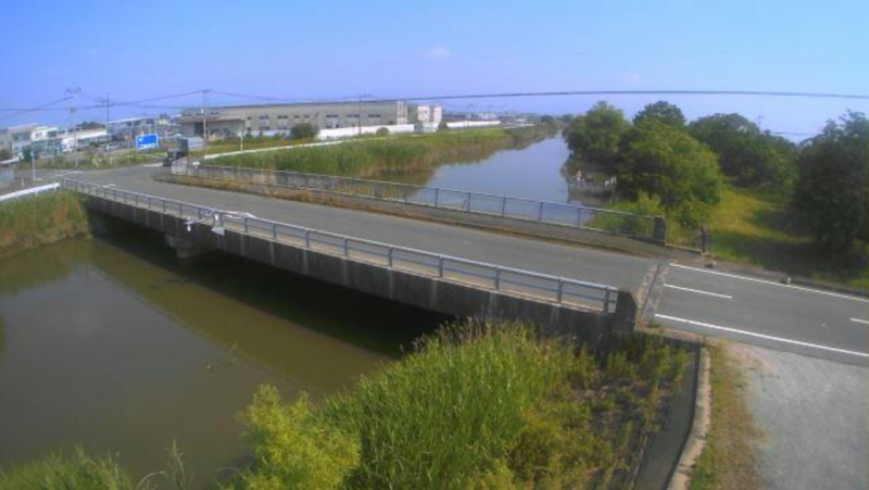 切通川三城橋ライブカメラ(福岡県久留米市城島町芦塚)