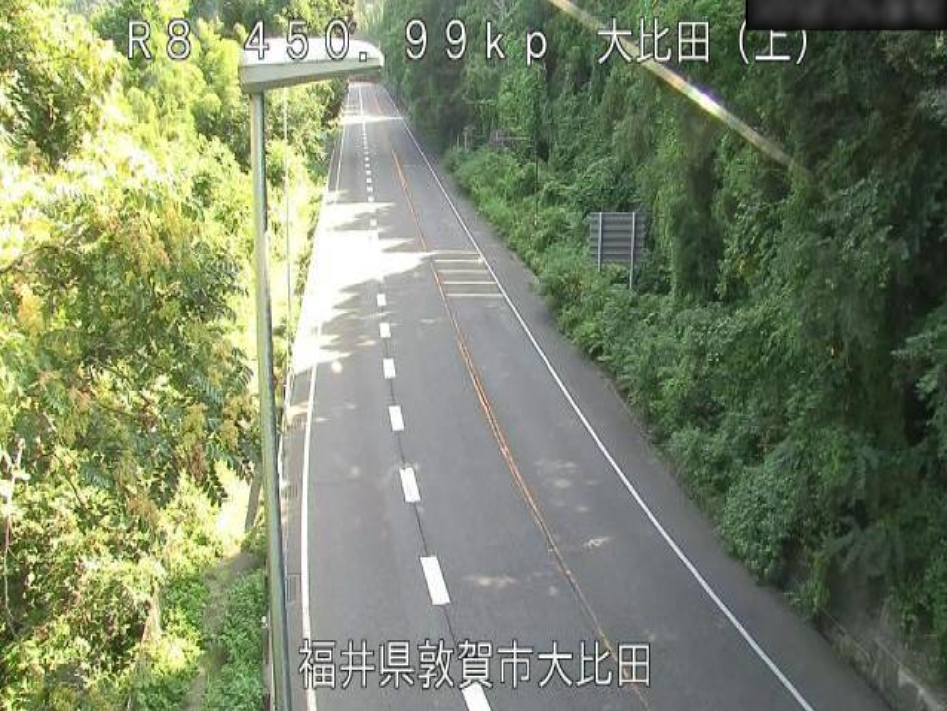 国道8号大比田第1ライブカメラ(福井県敦賀市大比田)