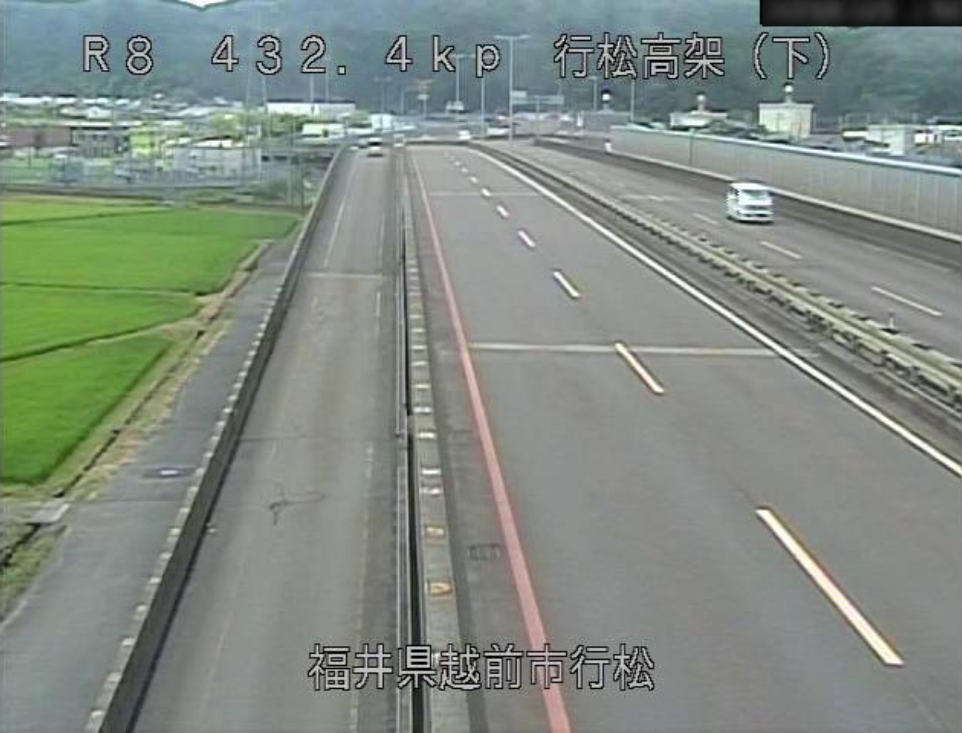 国道8号行松高架ライブカメラ(福井県越前市行松町)