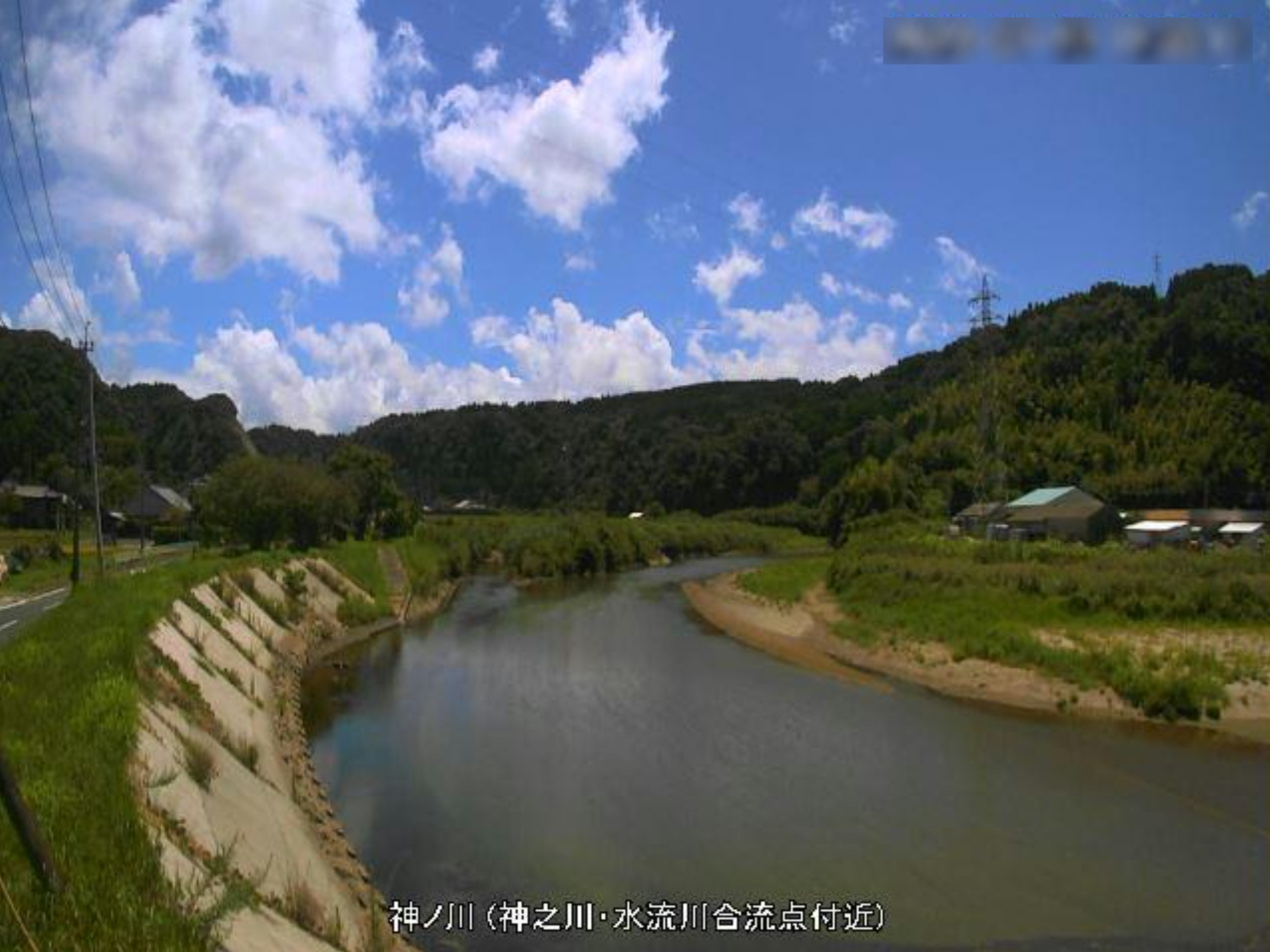 神ノ川水流川合流点ライブカメラ(鹿児島県錦江町神川)