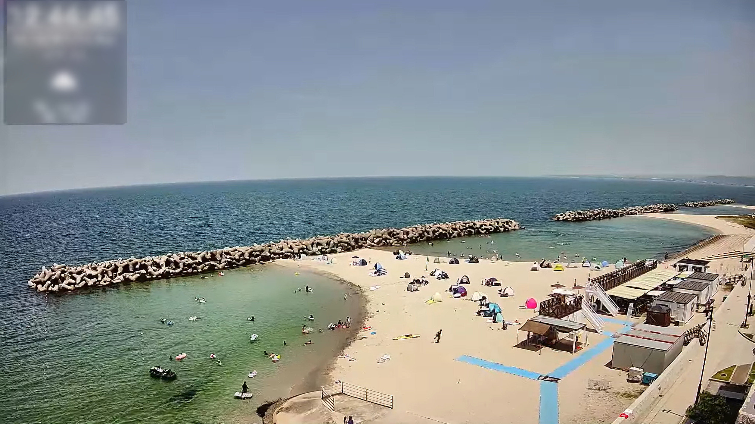 NKT皆生温泉海遊ビーチライブカメラ(鳥取県米子市皆生温泉)