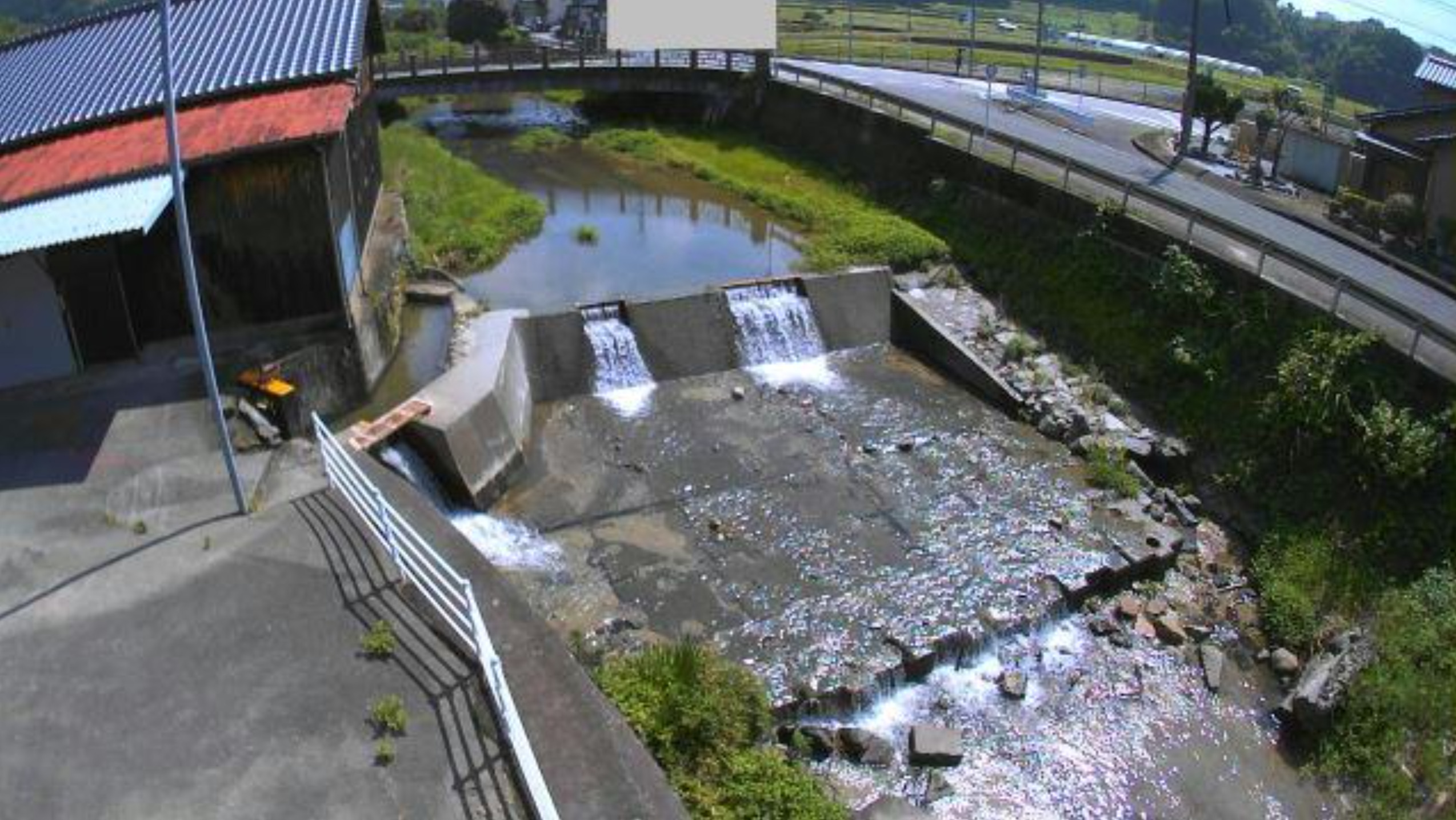 野鳥川新庄屋橋ライブカメラ(福岡県朝倉市長谷山)