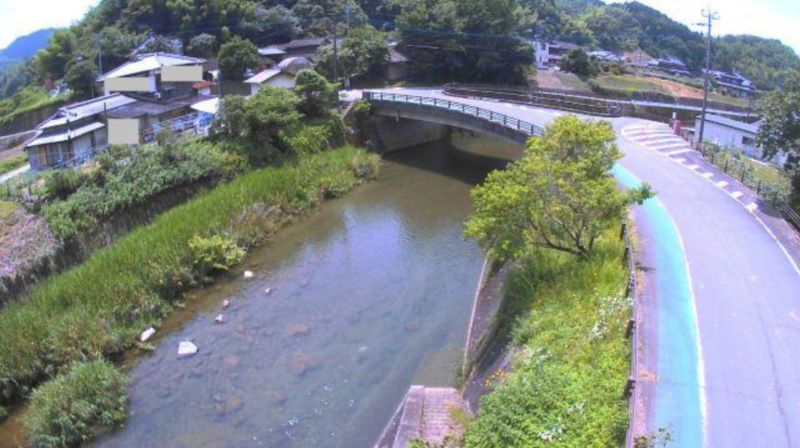 白木川和田一号橋ライブカメラ(福岡県八女市立花町北山)