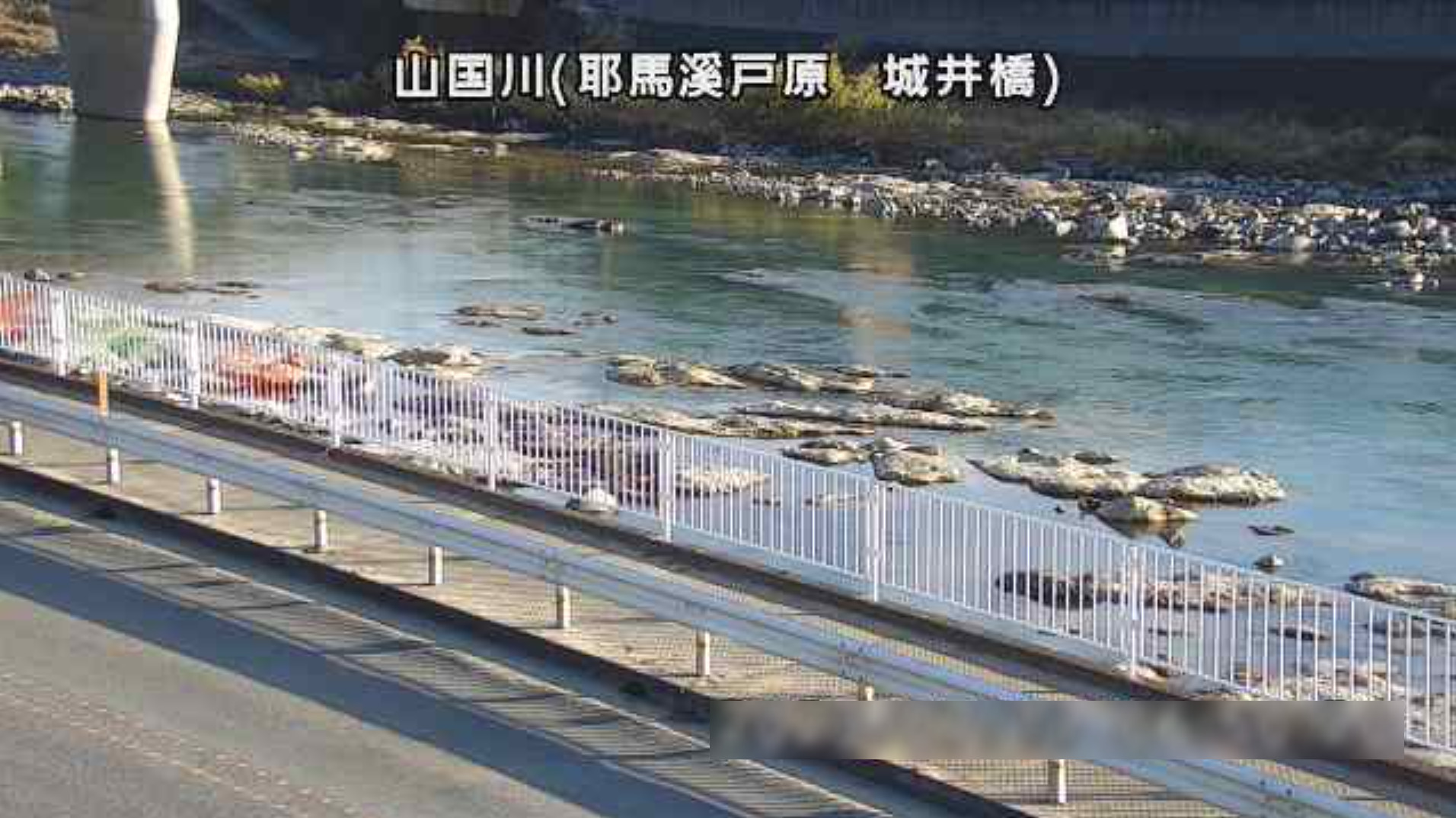山国川城井橋ライブカメラ(大分県中津市耶馬溪町戸原)