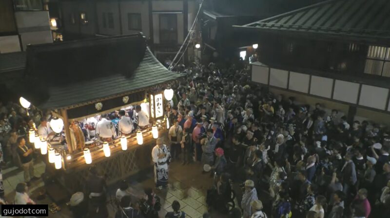 郡上おどりライブカメラ(岐阜県郡上市八幡町橋本町)