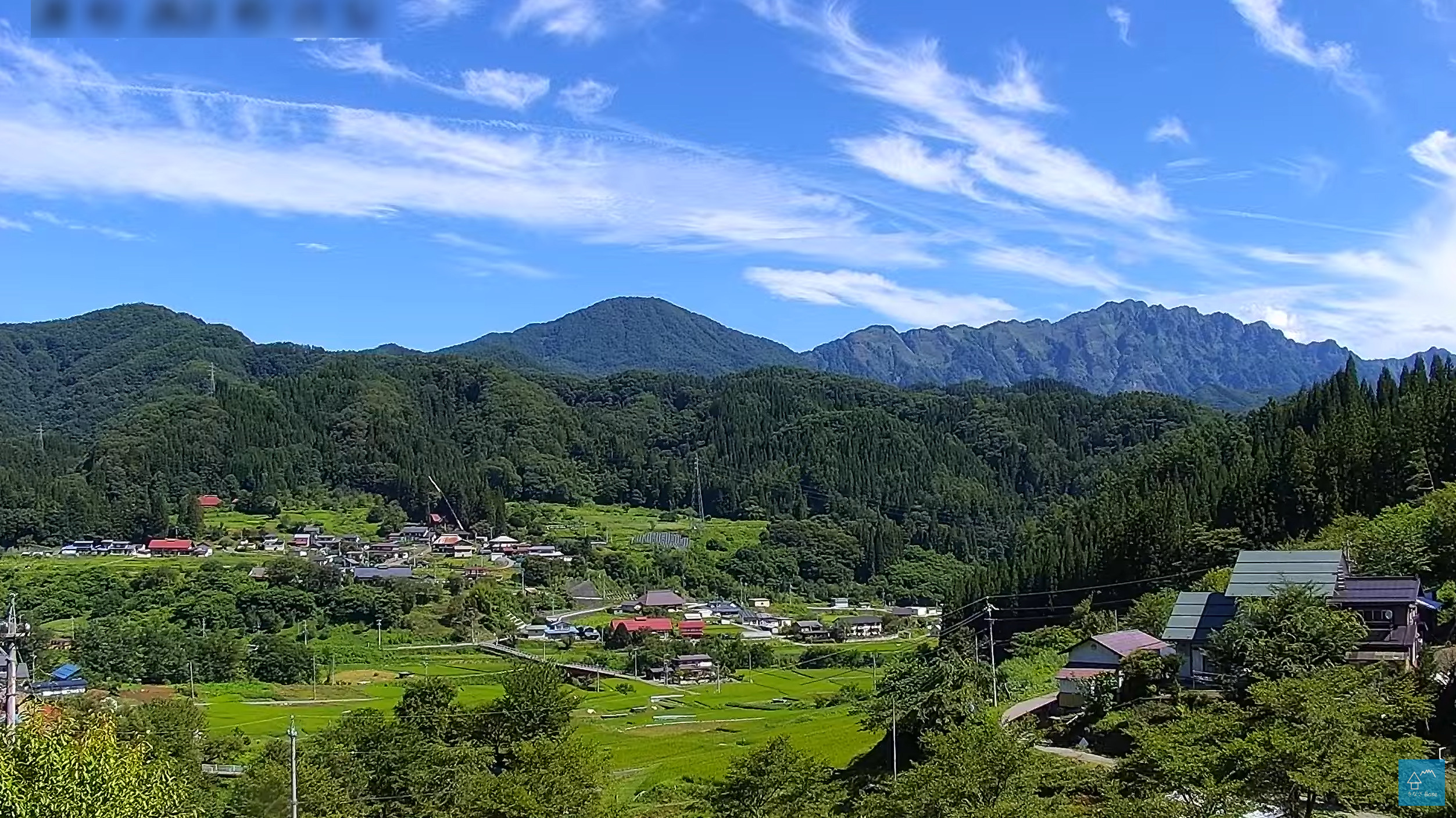 きなさBaseライブカメラ(長野県長野市鬼無里日影)