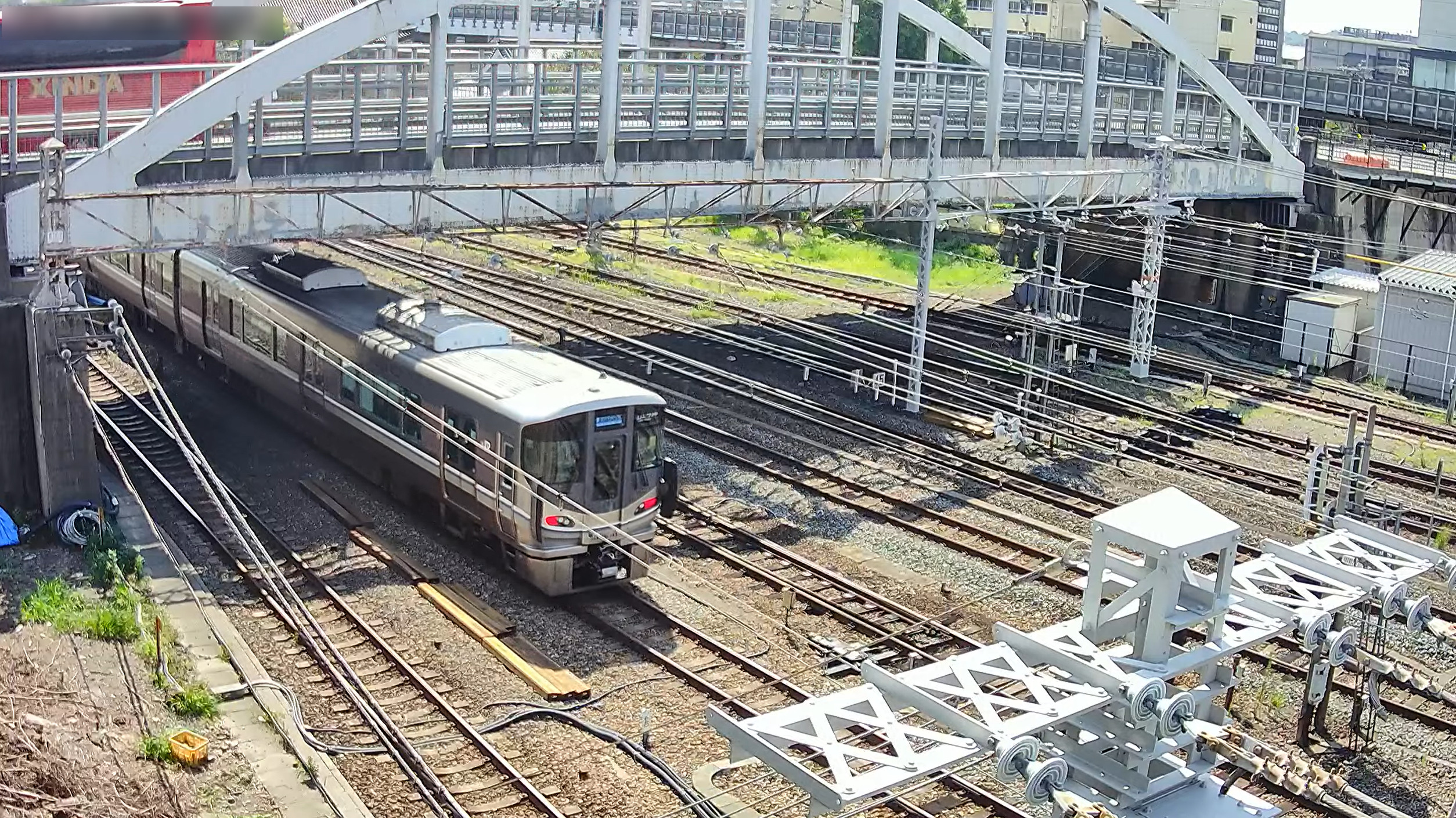 京都駅東側高倉跨線橋ライブカメラ(京都府京都市下京区東塩小路高倉町)