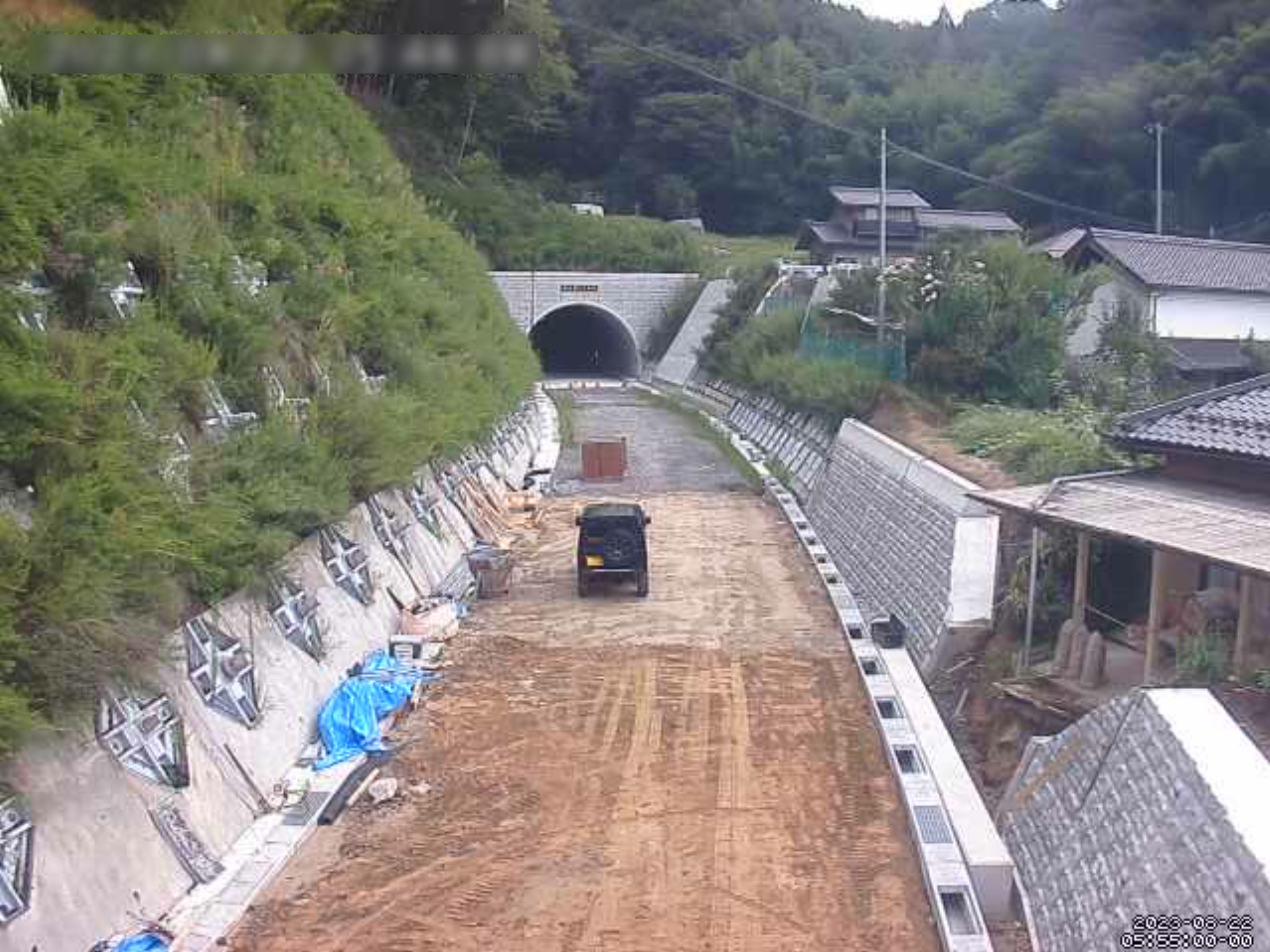 国道151号粒良脇終点側ライブカメラ(長野県下條村睦沢)