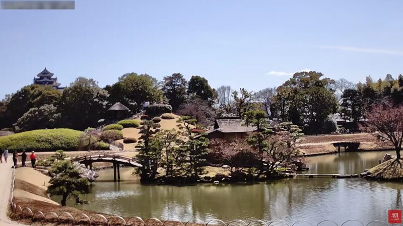 朝日新聞岡山後楽園ライブカメラ(岡山県岡山市北区後楽園)