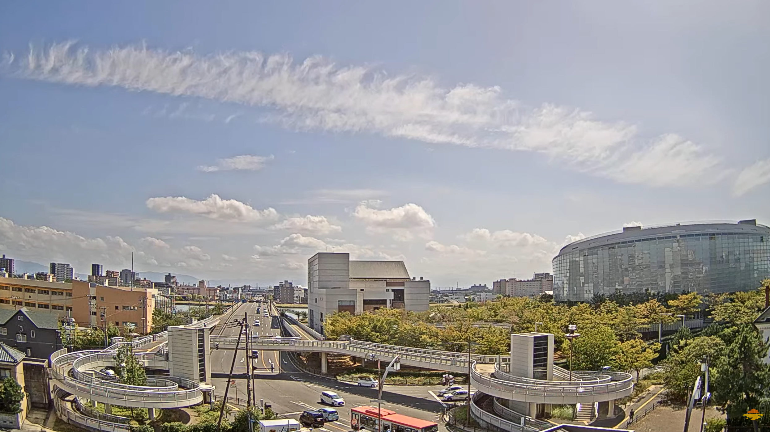 彩りチャンネル新潟ライブカメラ(新潟県新潟市中央区一番堀通町)