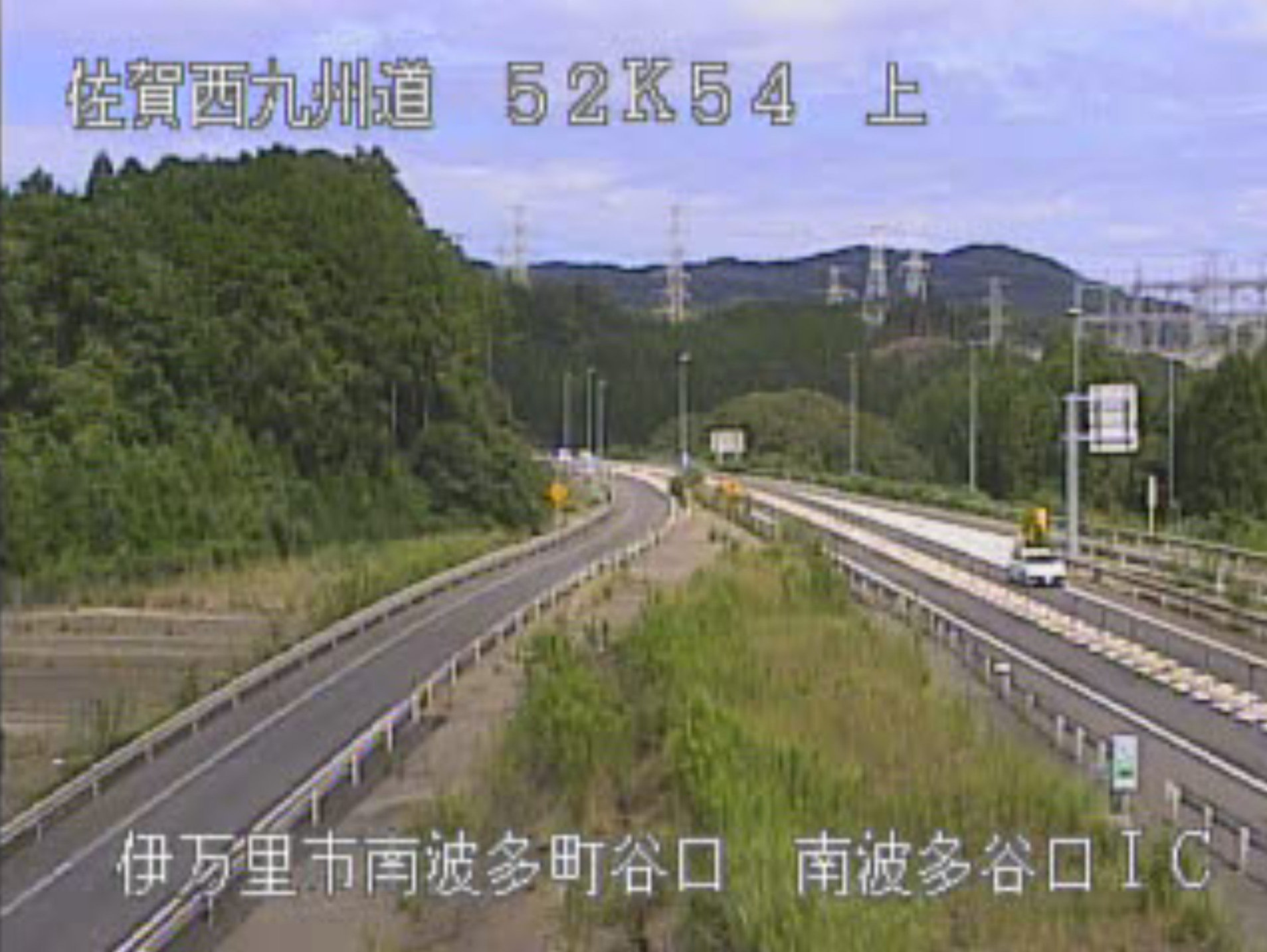 ICATV西九州自動車道南波多谷口インターチェンジライブカメラ(佐賀県伊万里市南波多町谷口)