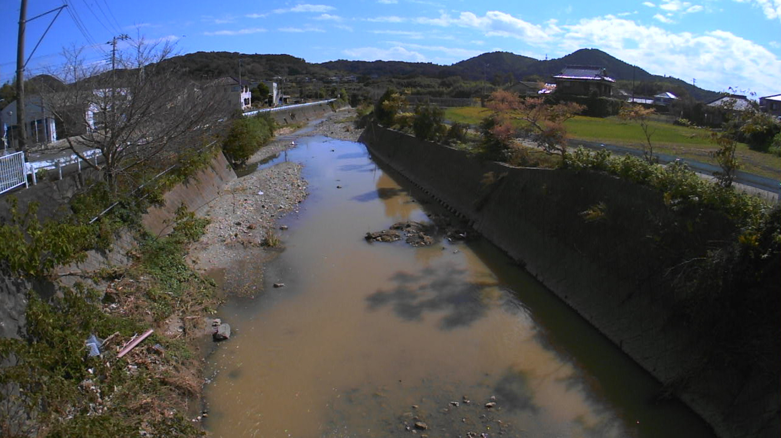 三原川三原川水位観測所ライブカメラ(千葉県南房総市和田町中三原)