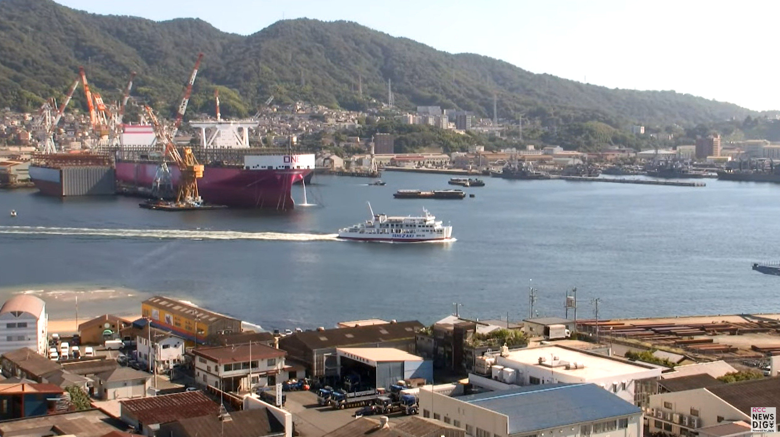 RCC呉港ライブカメラ(広島県呉市築地町)