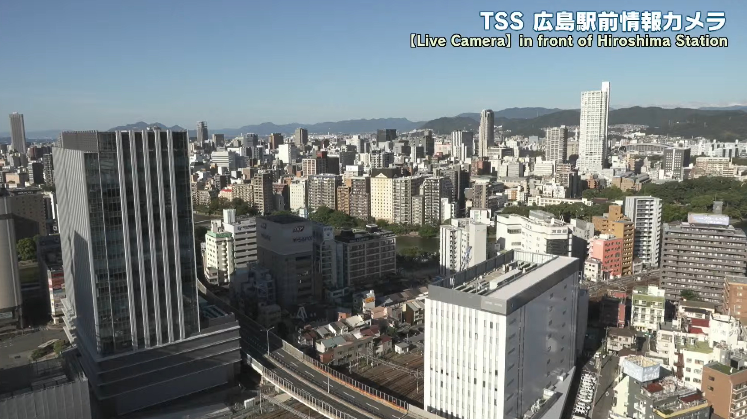 TSS広島駅前ライブカメラ(広島県広島市南区松原町)
