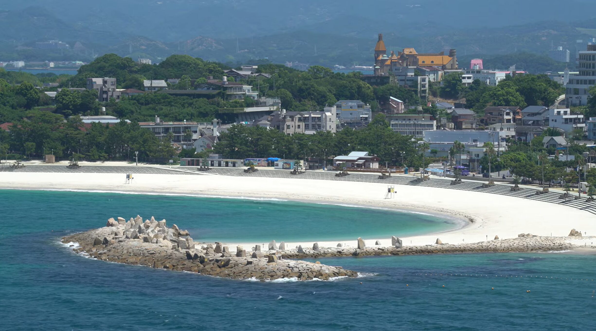 共同通信社白良浜ライブカメラ(和歌山県白浜町)