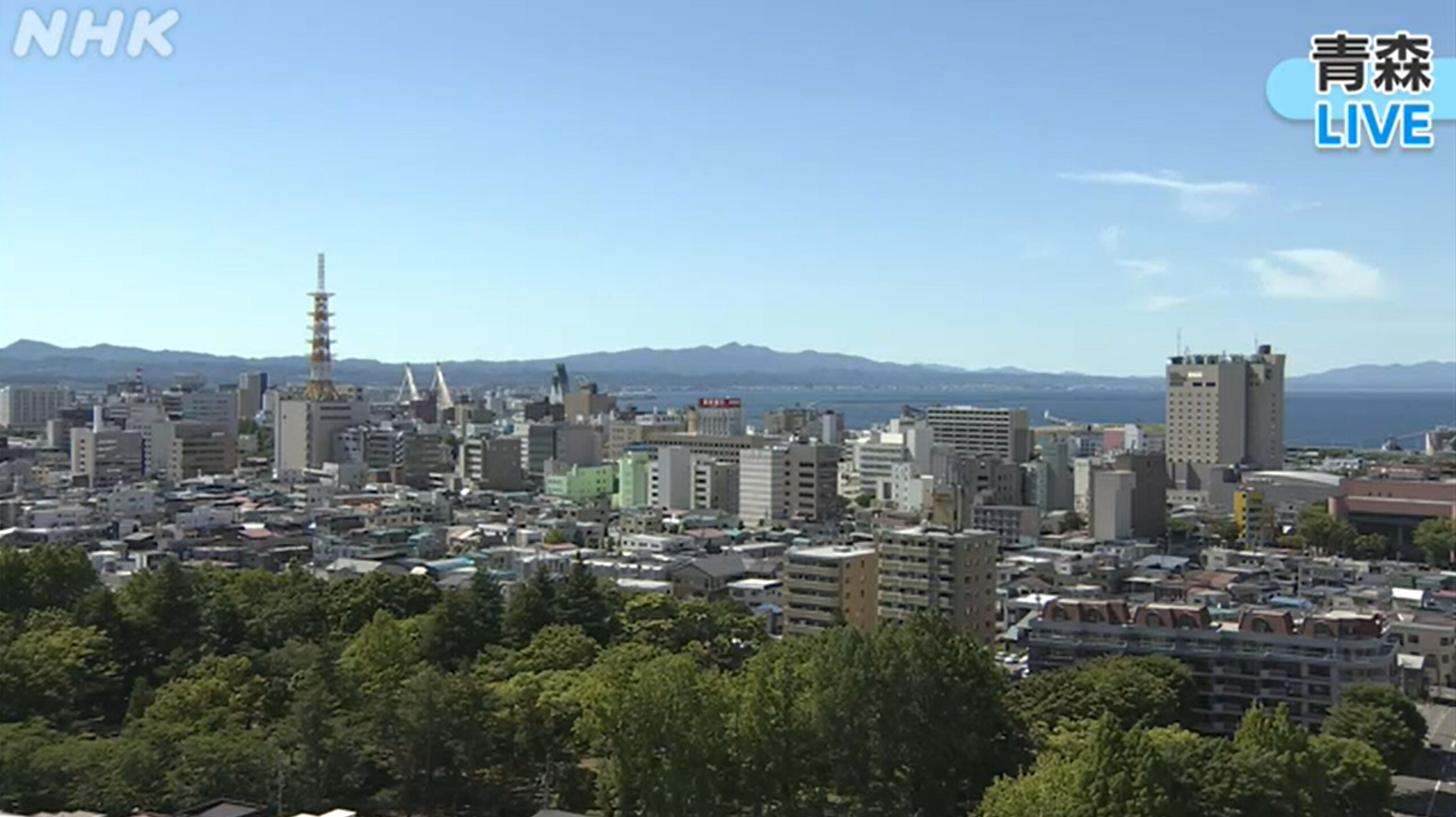 NHK青森ライブカメラ(青森県青森市松原)