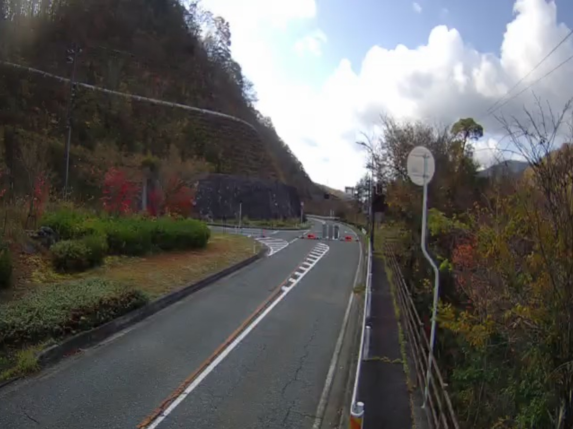 国道186号猪山ライブカメラ(広島県安芸太田町猪山)