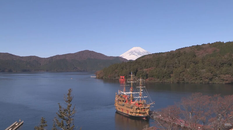 TBS箱根芦ノ湖紅葉ライブカメラ(神奈川県箱根町元箱根)