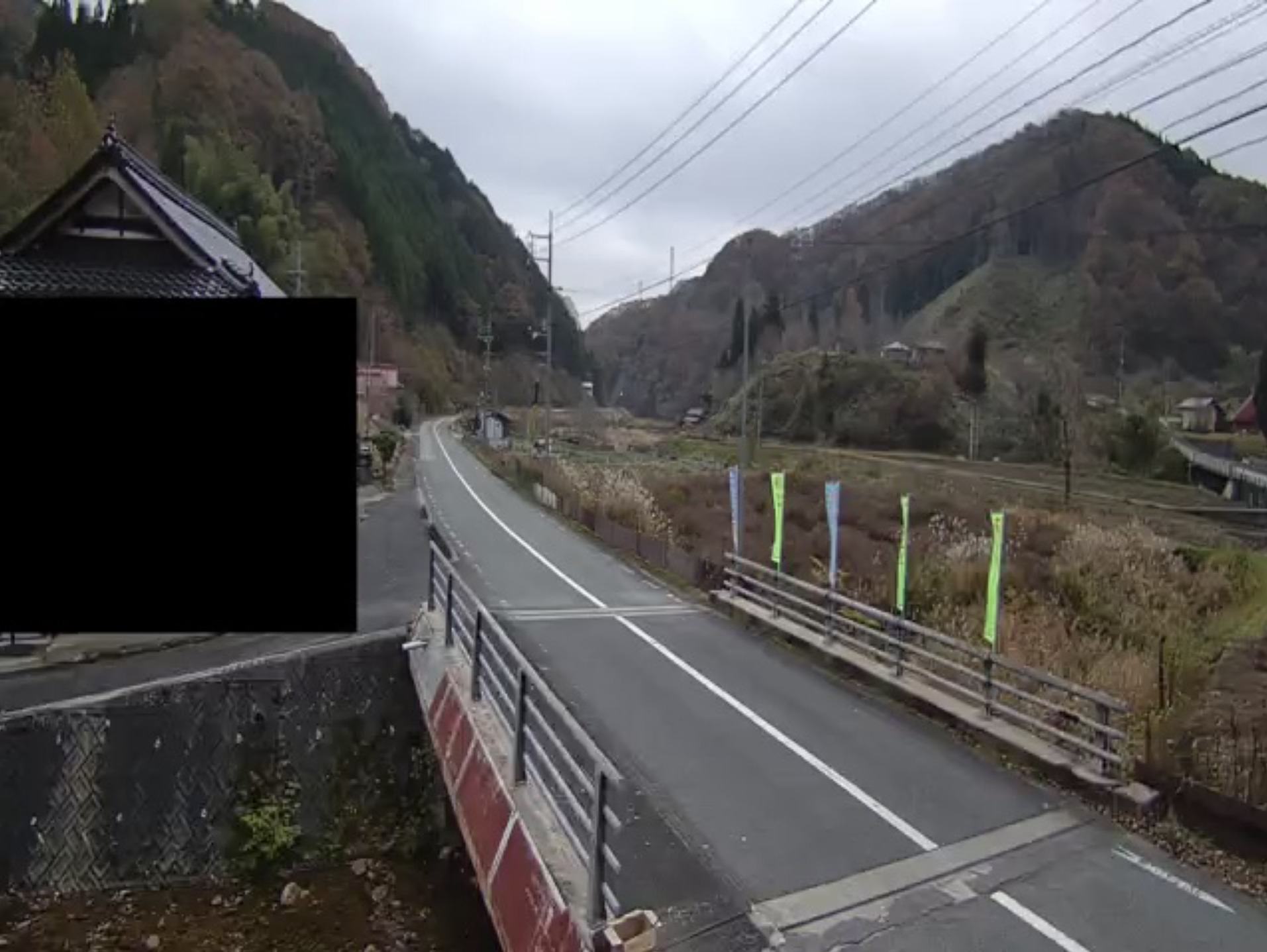 広島県道39号三次高野線竹地谷ライブカメラ(広島県庄原市口和町竹地谷)