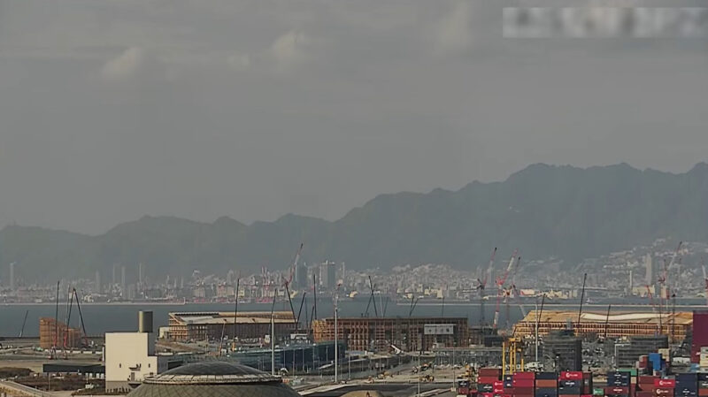 大阪関西万博会場建設現場ライブカメラ(大阪府大阪市此花区夢洲中)