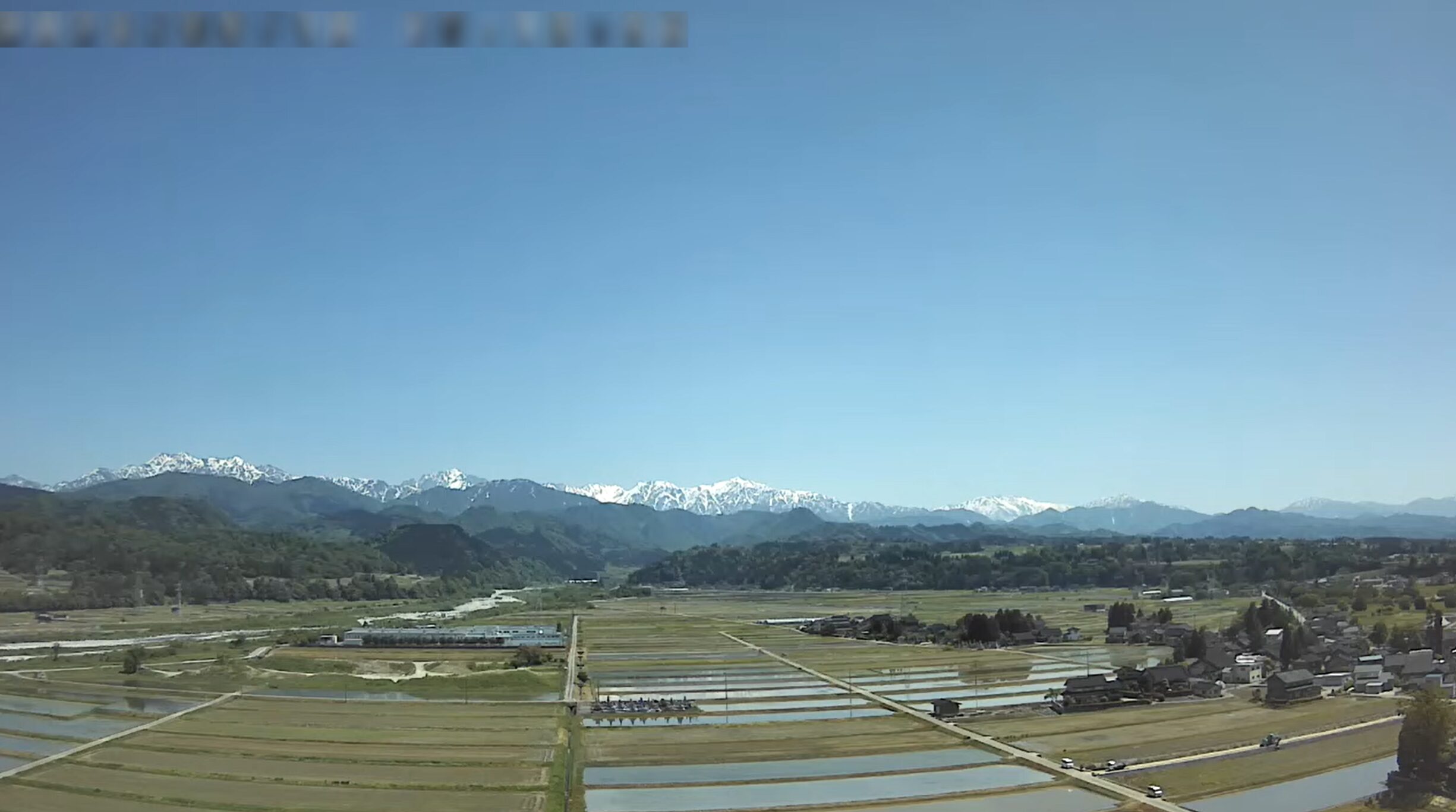 スギノタワー立山連峰ライブカメラ(富山県滑川市栗山)