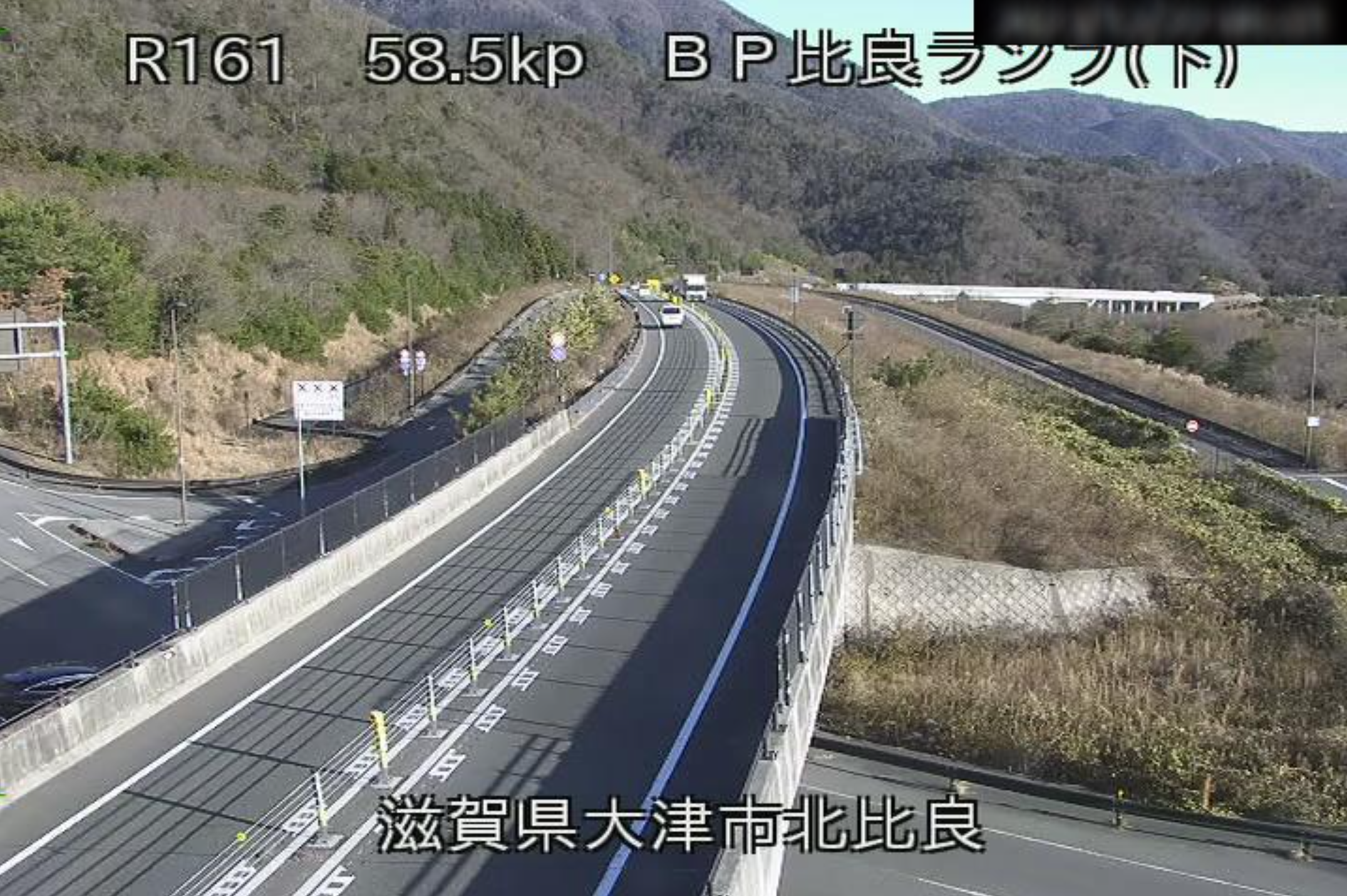 国道161号比良ランプライブカメラ(滋賀県大津市北比良)