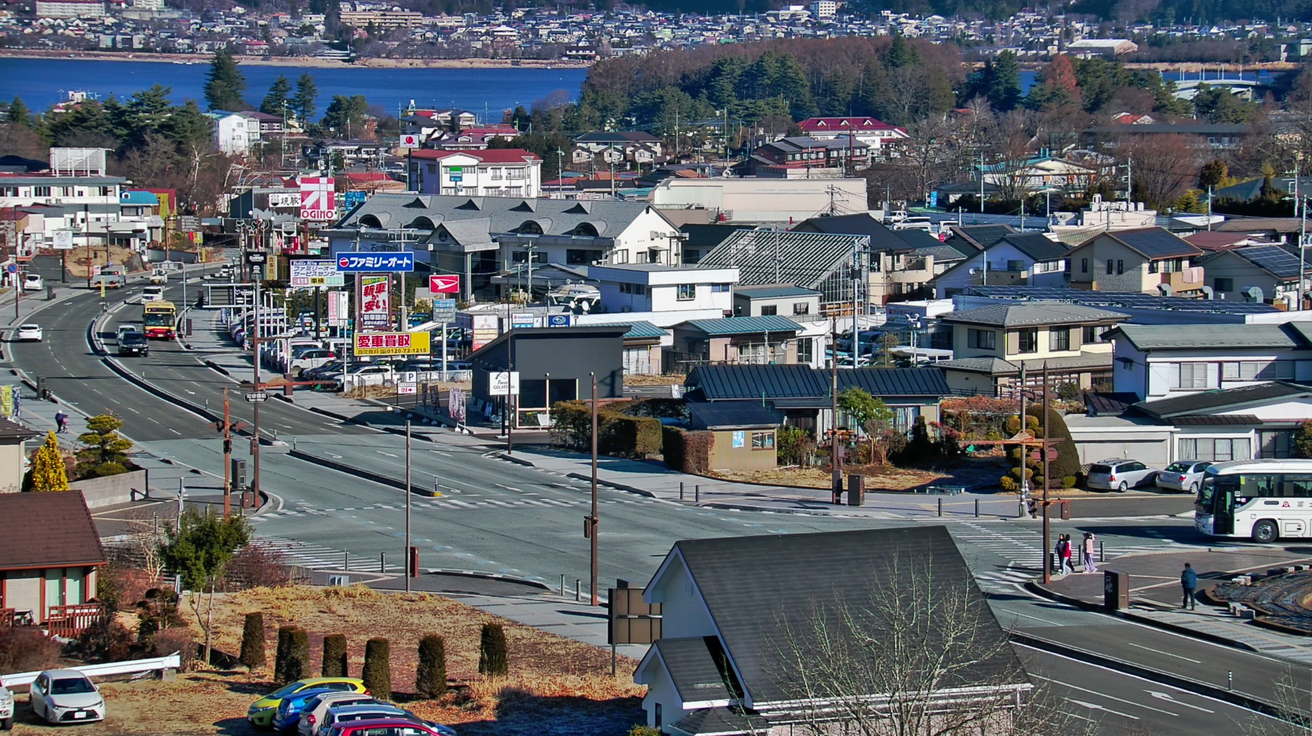 KTV富士河口湖町役場ライブカメラ(山梨県富士河口湖町船津)