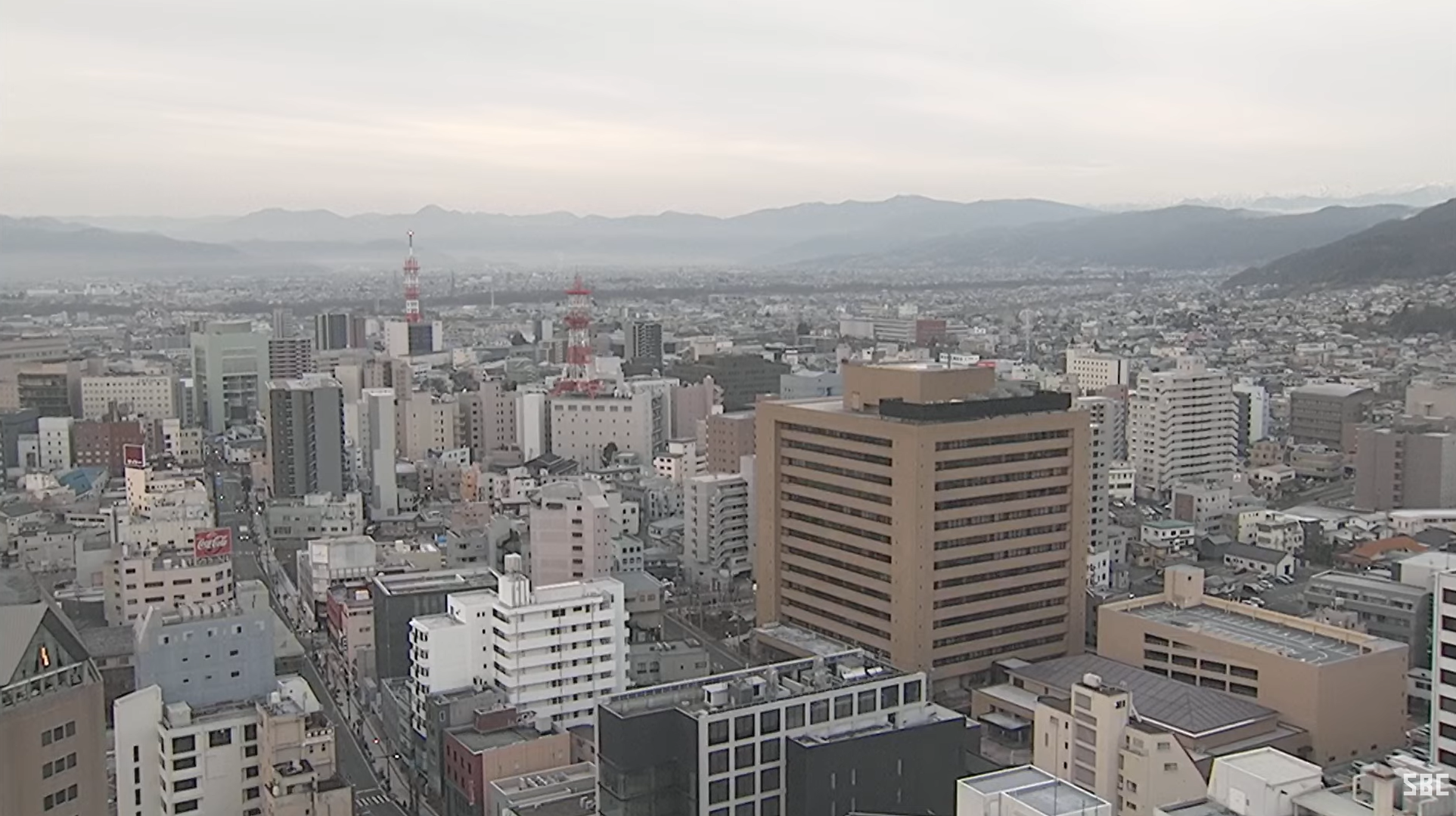 SBC長野市内ライブカメラ(長野県長野市鶴賀問御所町)