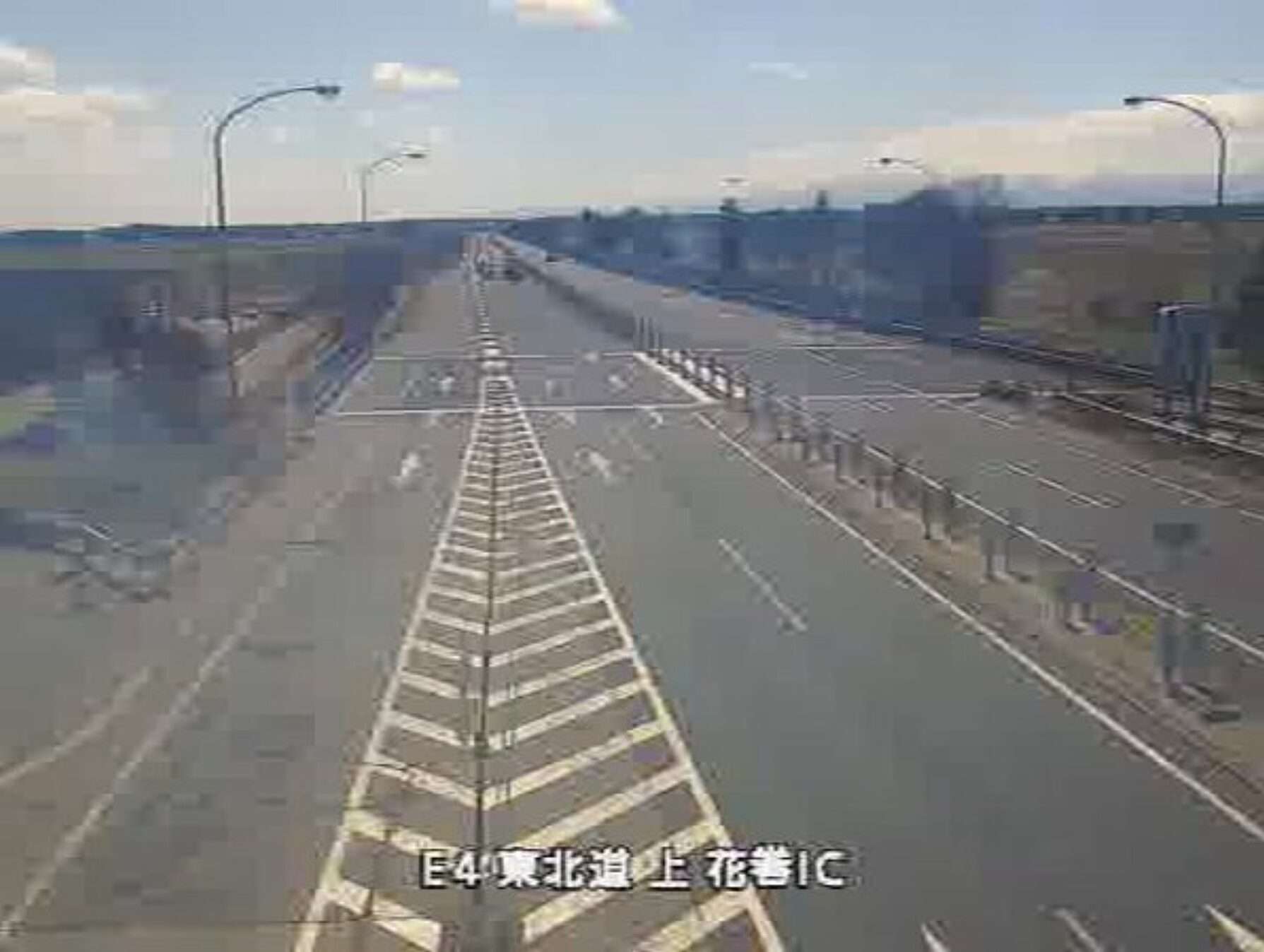 東北自動車道花巻インターチェンジライブカメラ(岩手県花巻市二枚橋)