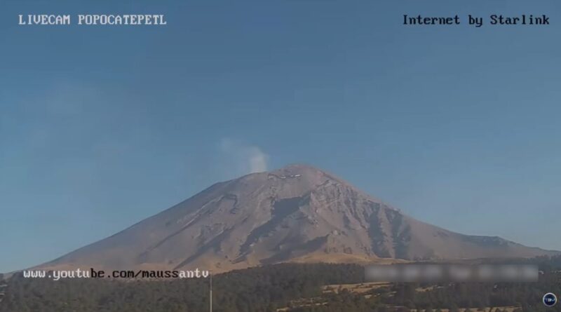 ポポカテペトル山(Transmisión Volcán Popocatépetl Mayo)ライブカメラ