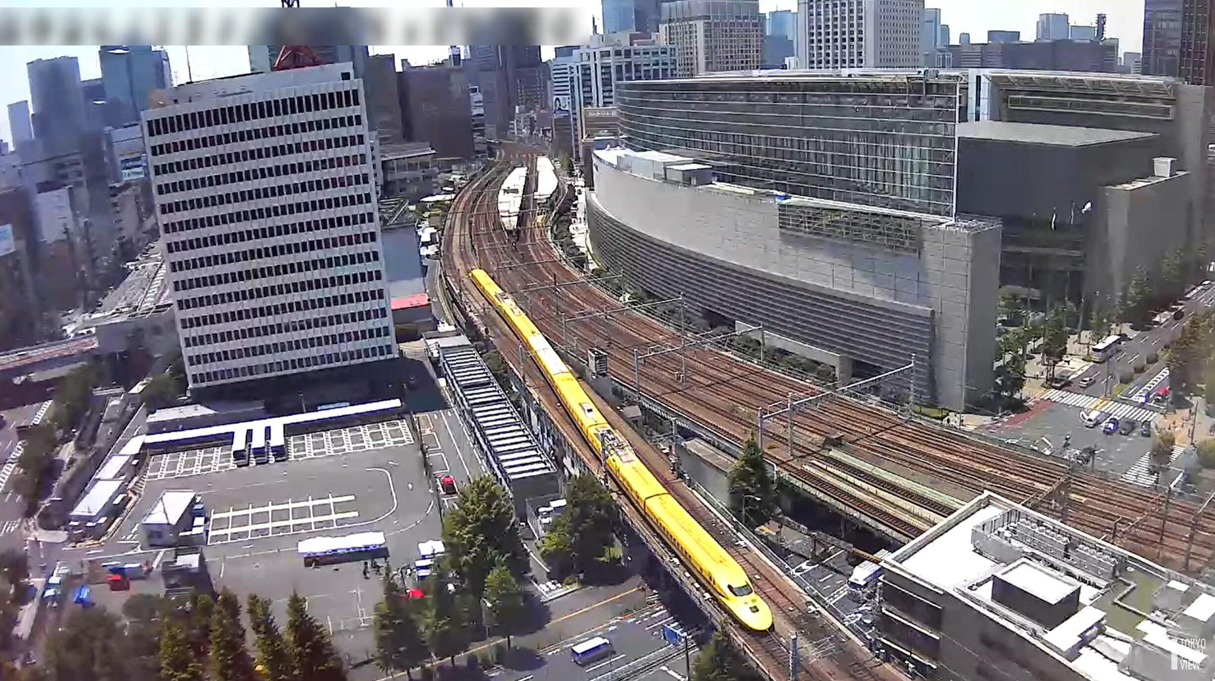 東京駅トレインビューライブカメラ(東京都千代田区丸の内)