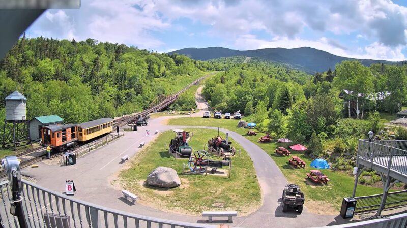 ワシントン山登山鉄道(Mount Washington Cog Railway)ライブカメラ